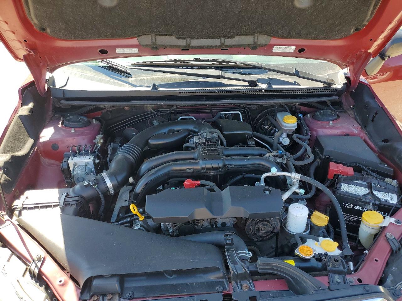 2015 Subaru Impreza Red vin: JF1GPAA63FH205802