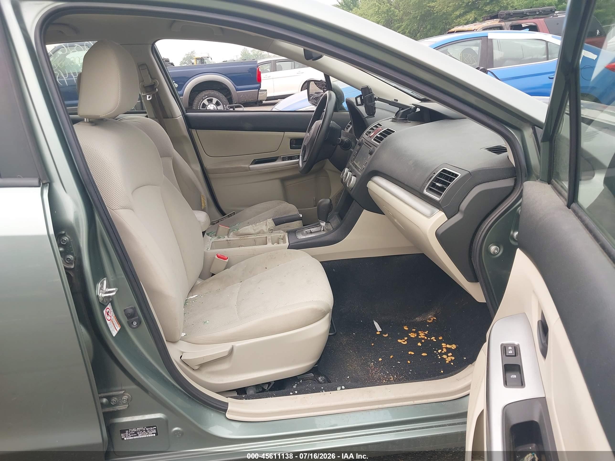 2015 Subaru Impreza 2.0i Green vin: JF1GPAA63FH271394