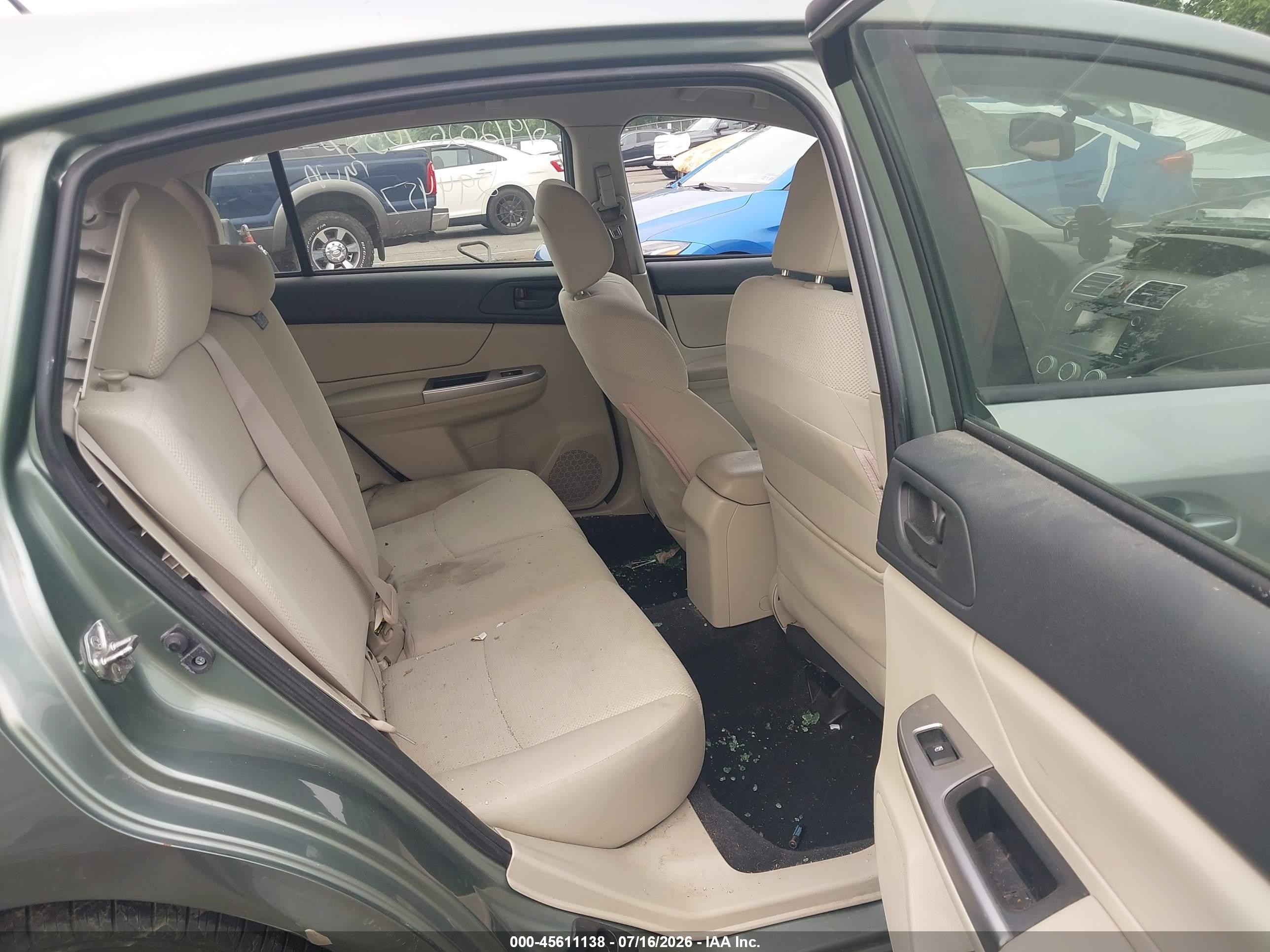 2015 Subaru Impreza 2.0i Green vin: JF1GPAA63FH271394