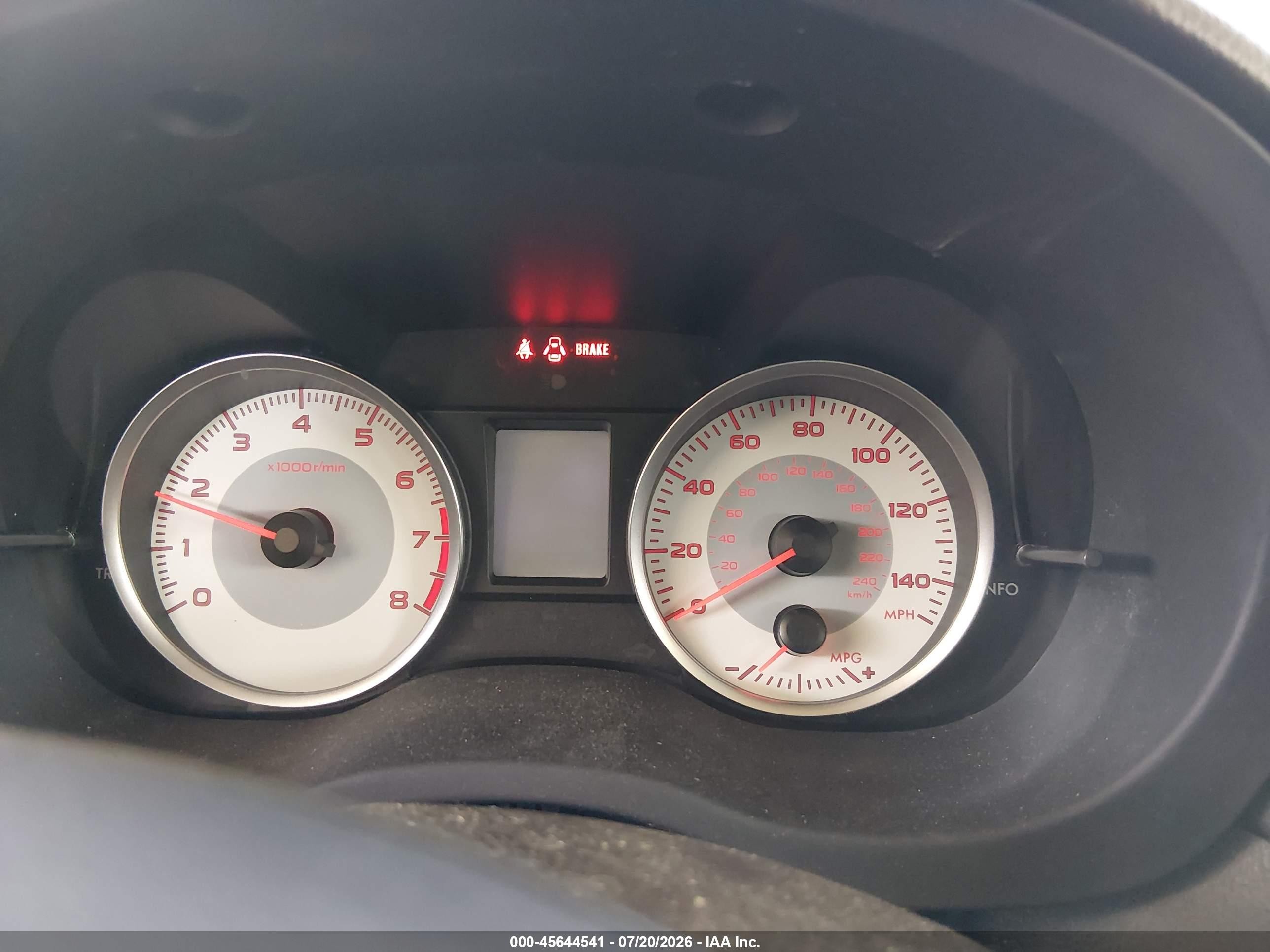 2012 Subaru Impreza 2.0i Silver vin: JF1GPAA64CH234737