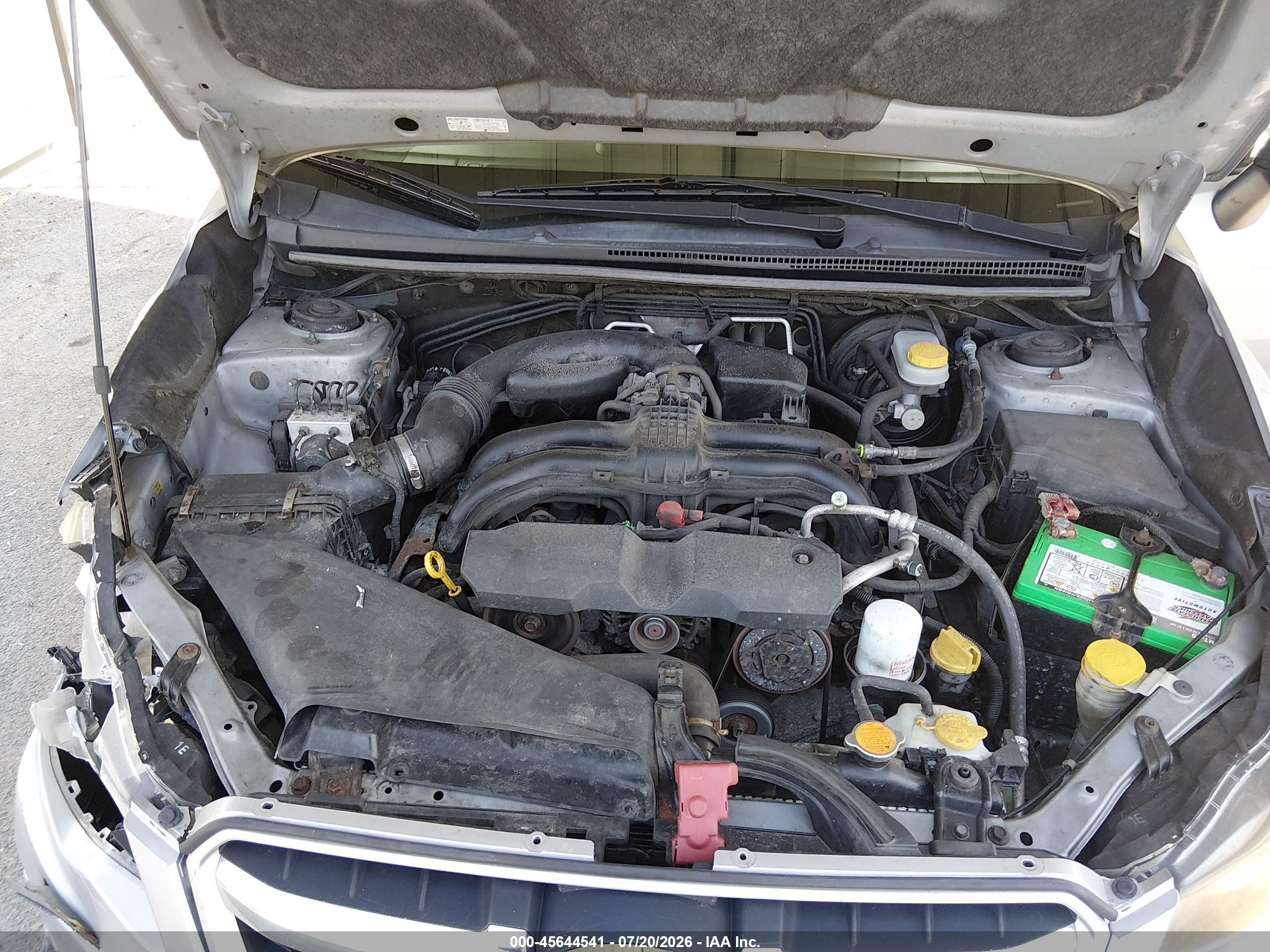 2012 Subaru Impreza 2.0i Silver vin: JF1GPAA64CH234737