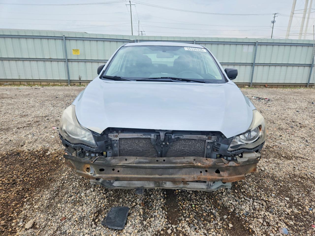 2013 Subaru Impreza Silver vin: JF1GPAA64D2841323