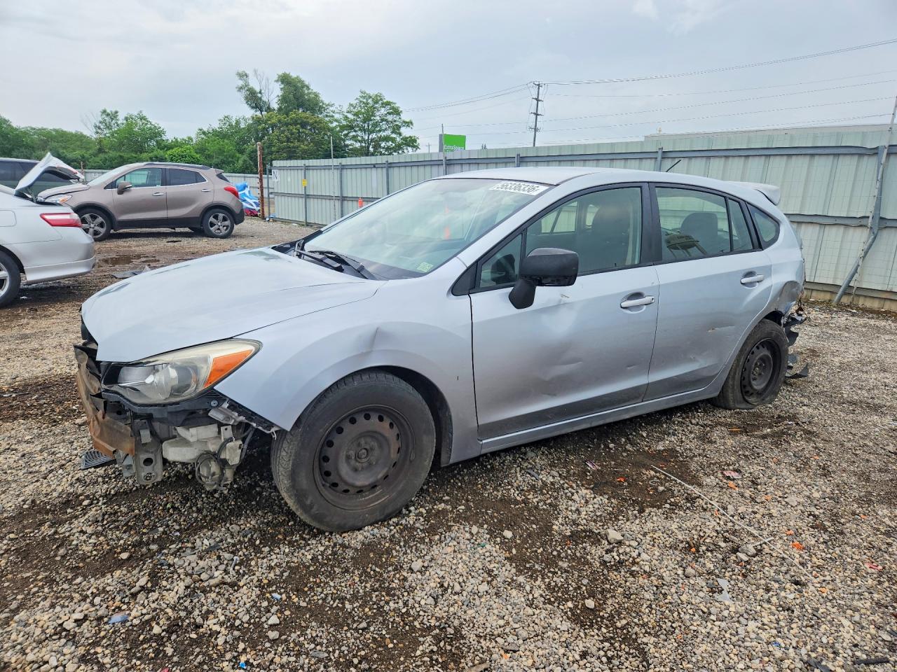2013 Subaru Impreza Silver vin: JF1GPAA64D2841323