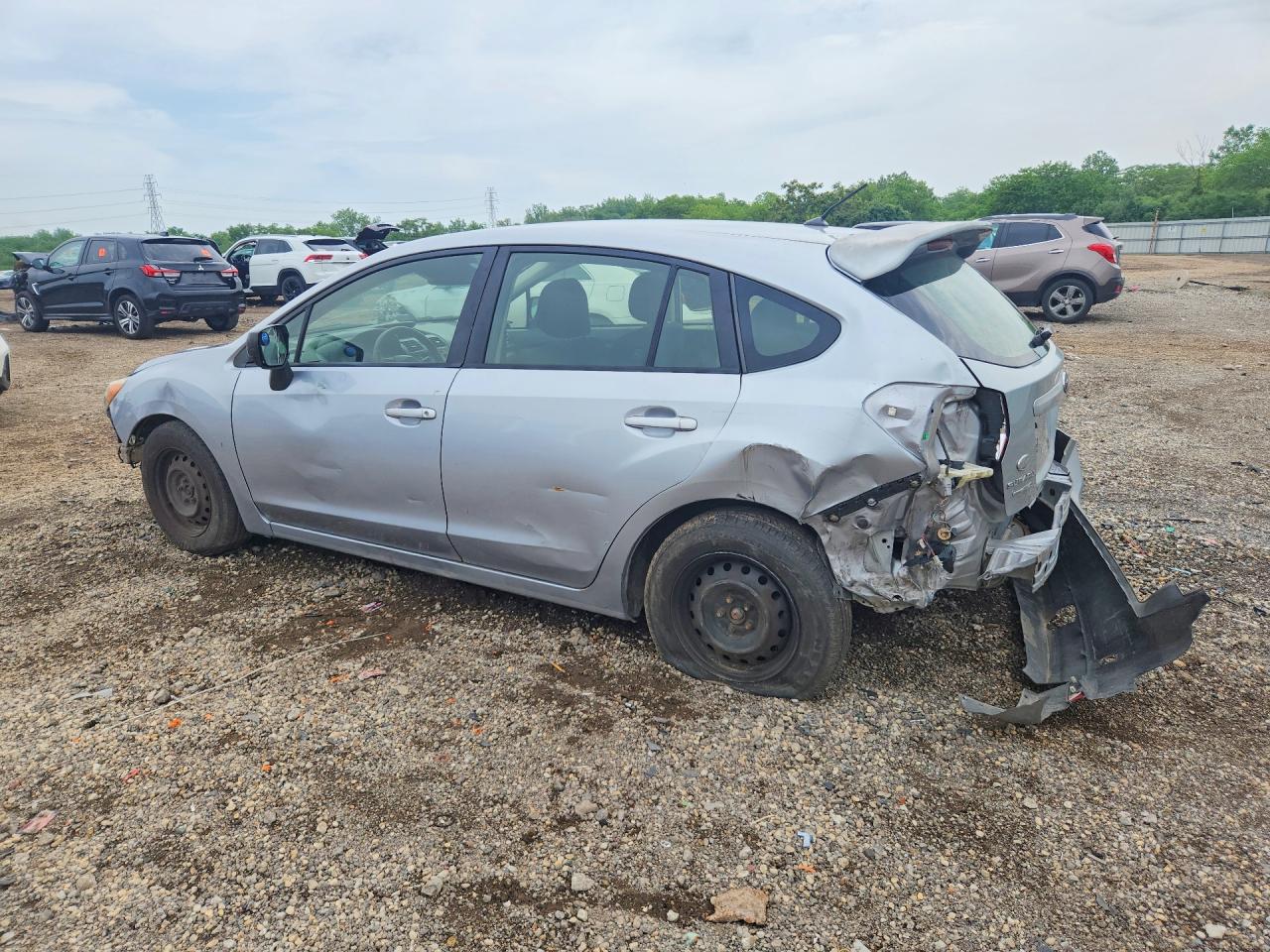 2013 Subaru Impreza Silver vin: JF1GPAA64D2841323