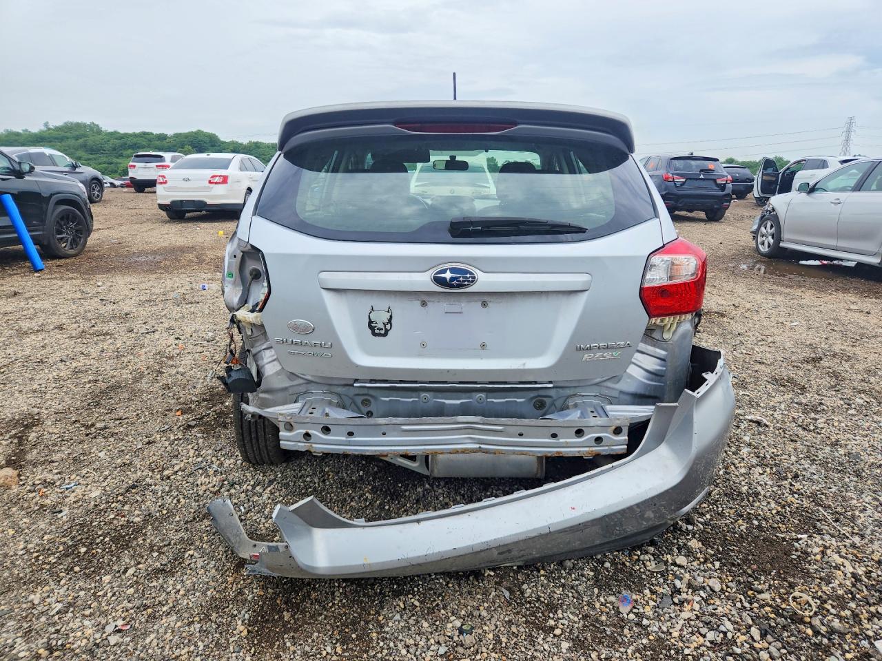 2013 Subaru Impreza Silver vin: JF1GPAA64D2841323