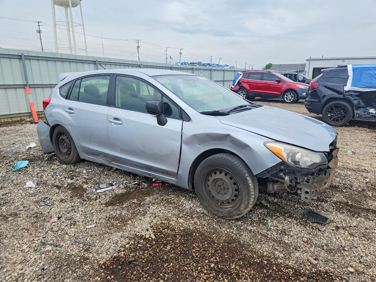 2013 Subaru Impreza Silver vin: JF1GPAA64D2841323