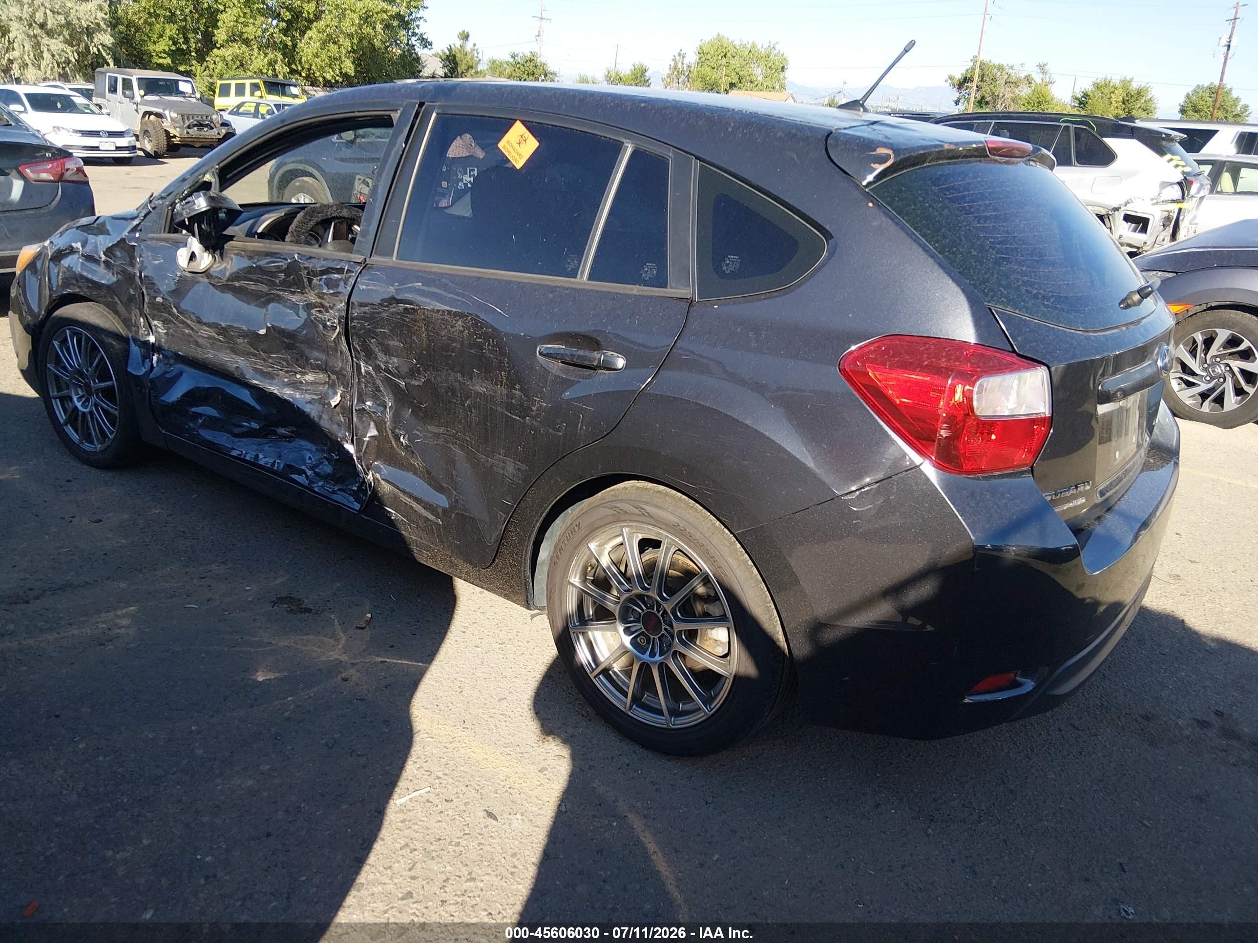 2013 Subaru Impreza 2.0i Gray vin: JF1GPAA64D2885001