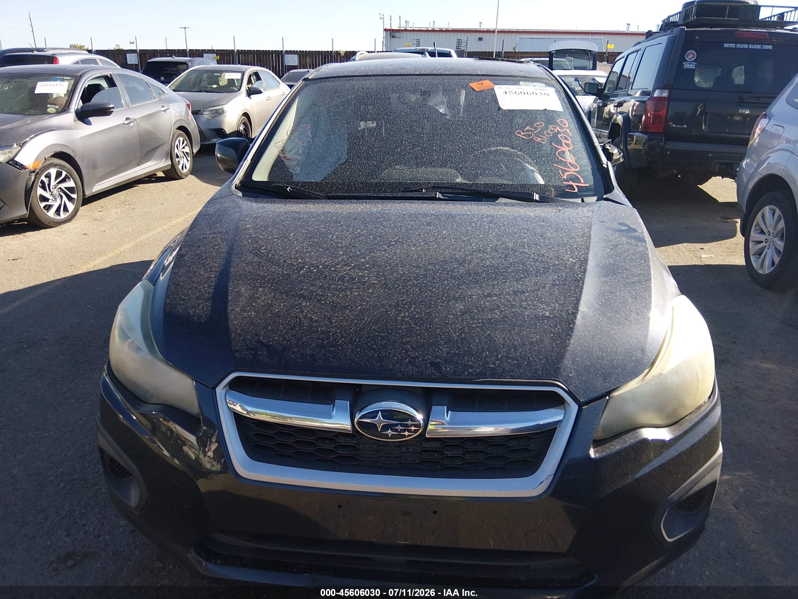 2013 Subaru Impreza 2.0i Gray vin: JF1GPAA64D2885001