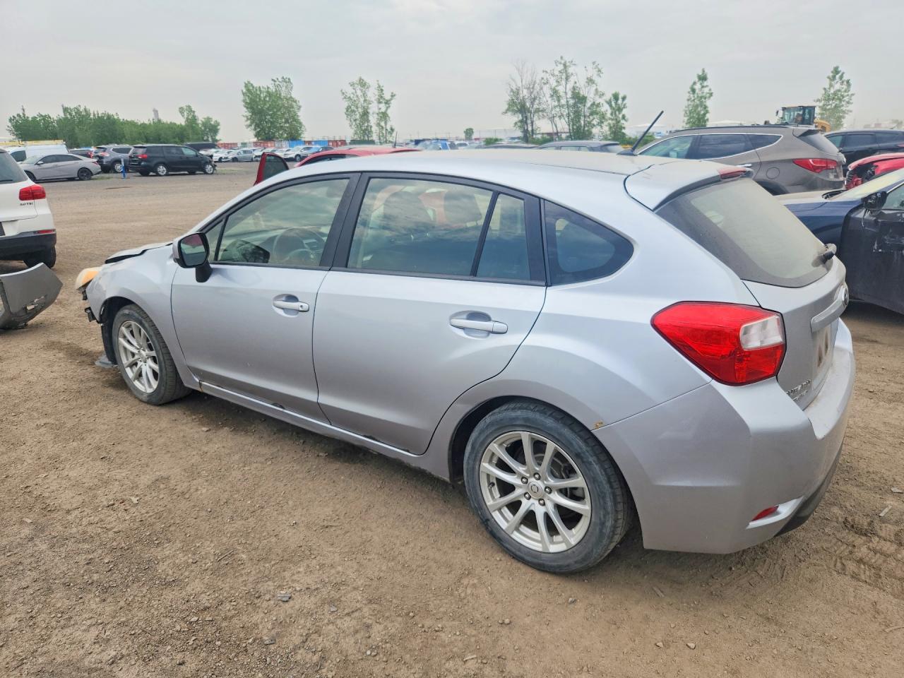 2013 Subaru Impreza Silver vin: JF1GPAA64DH208656