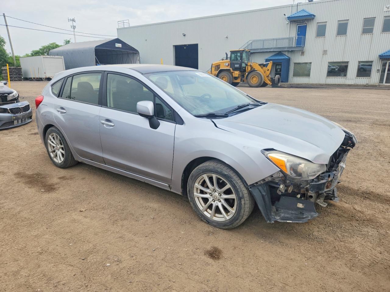 2013 Subaru Impreza Silver vin: JF1GPAA64DH208656