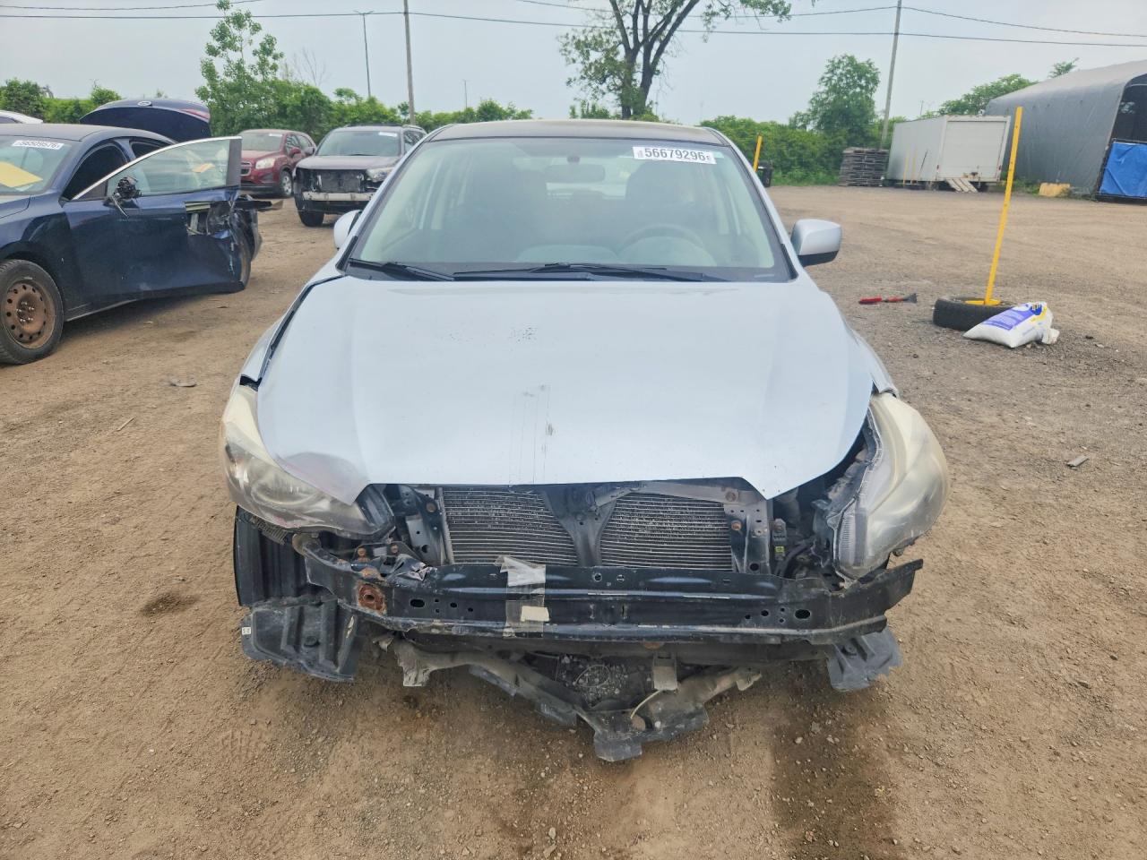 2013 Subaru Impreza Silver vin: JF1GPAA64DH208656
