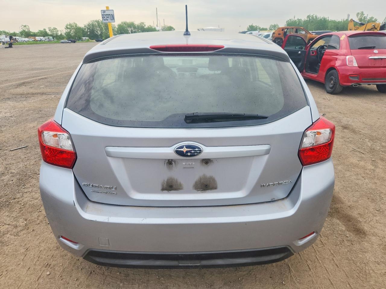 2013 Subaru Impreza Silver vin: JF1GPAA64DH208656