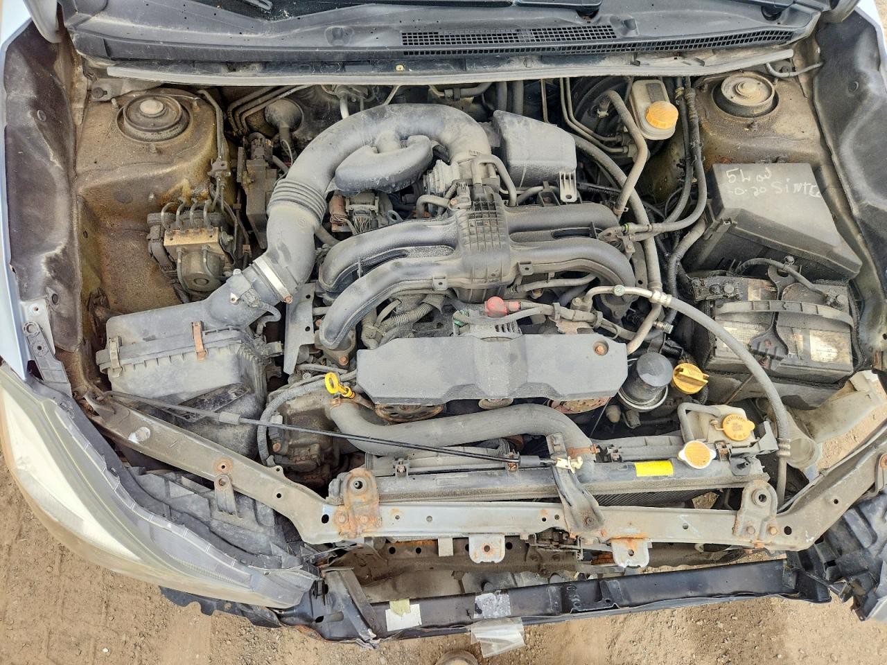 2013 Subaru Impreza Silver vin: JF1GPAA64DH208656