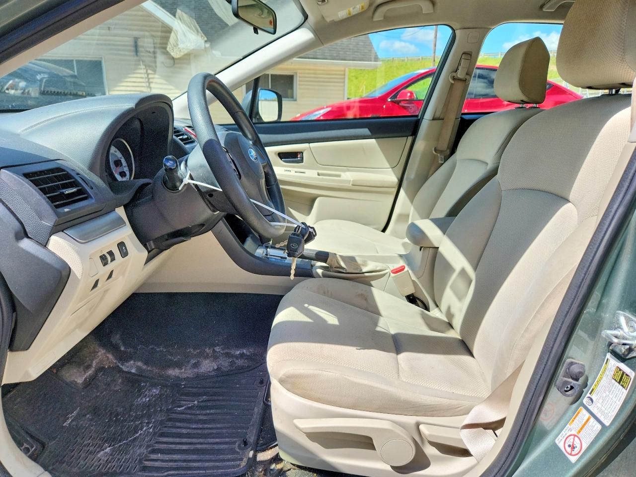 2014 Subaru Impreza Green vin: JF1GPAA64E8264307