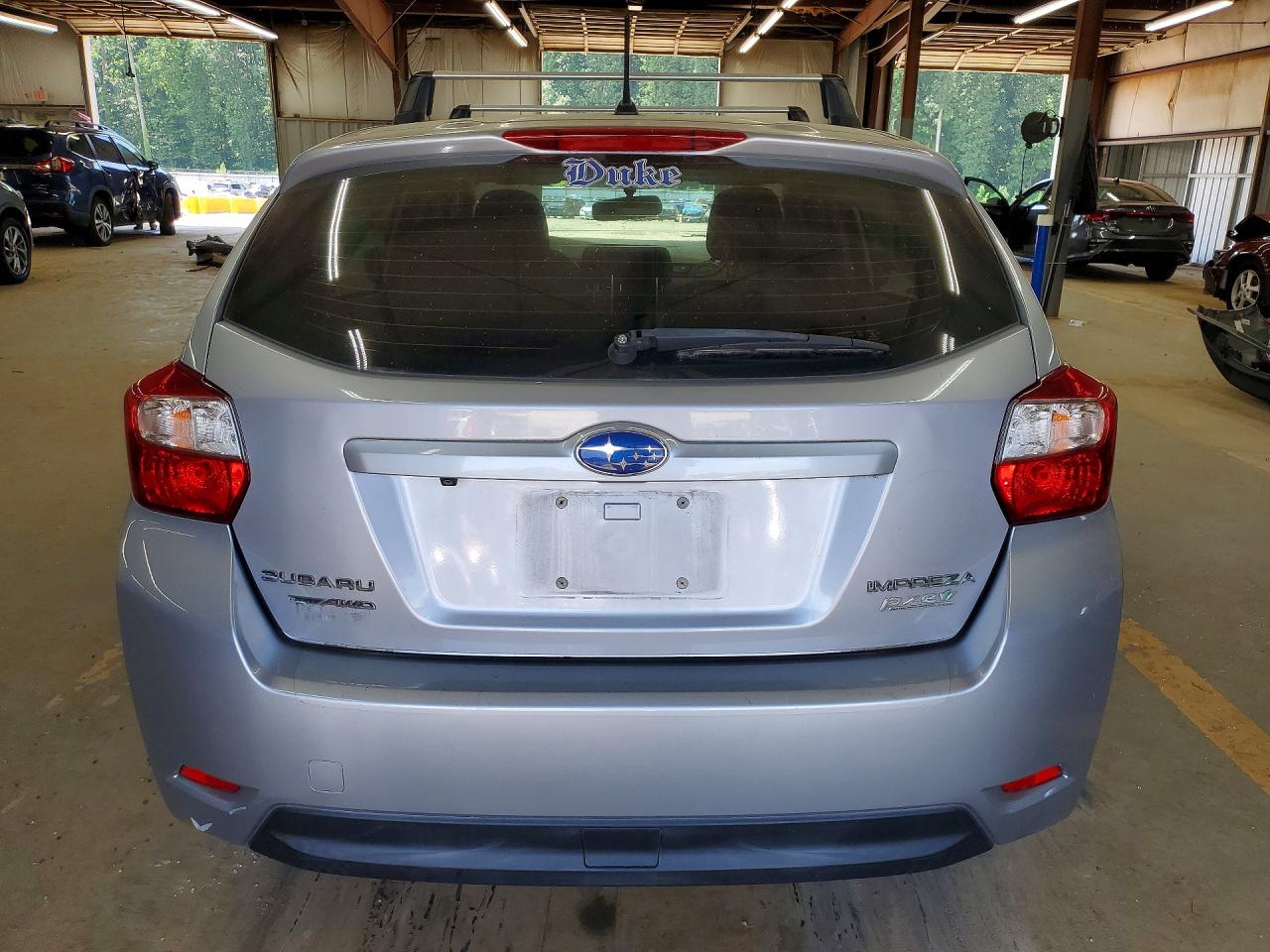 2015 Subaru Impreza Silver vin: JF1GPAA64F8326497