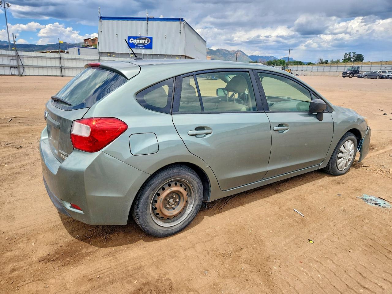 2015 Subaru Impreza Green vin: JF1GPAA64FH243801