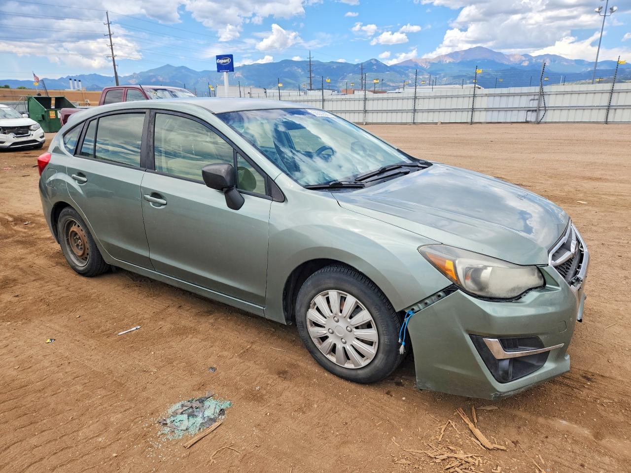 2015 Subaru Impreza Green vin: JF1GPAA64FH243801