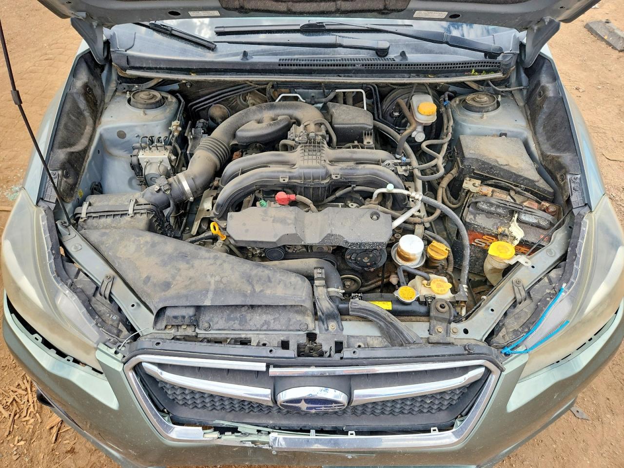 2015 Subaru Impreza Green vin: JF1GPAA64FH243801