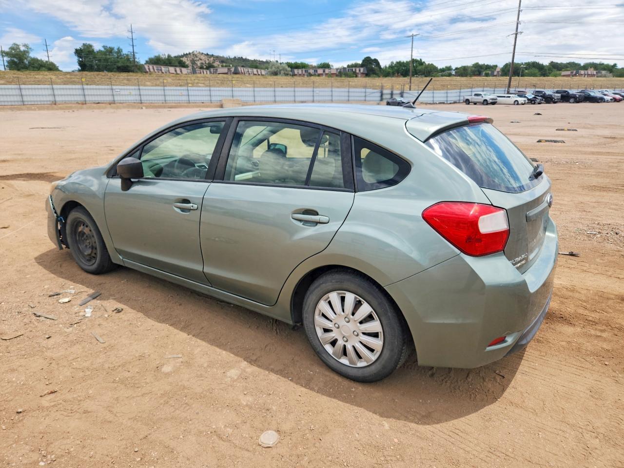 2015 Subaru Impreza Green vin: JF1GPAA64FH243801