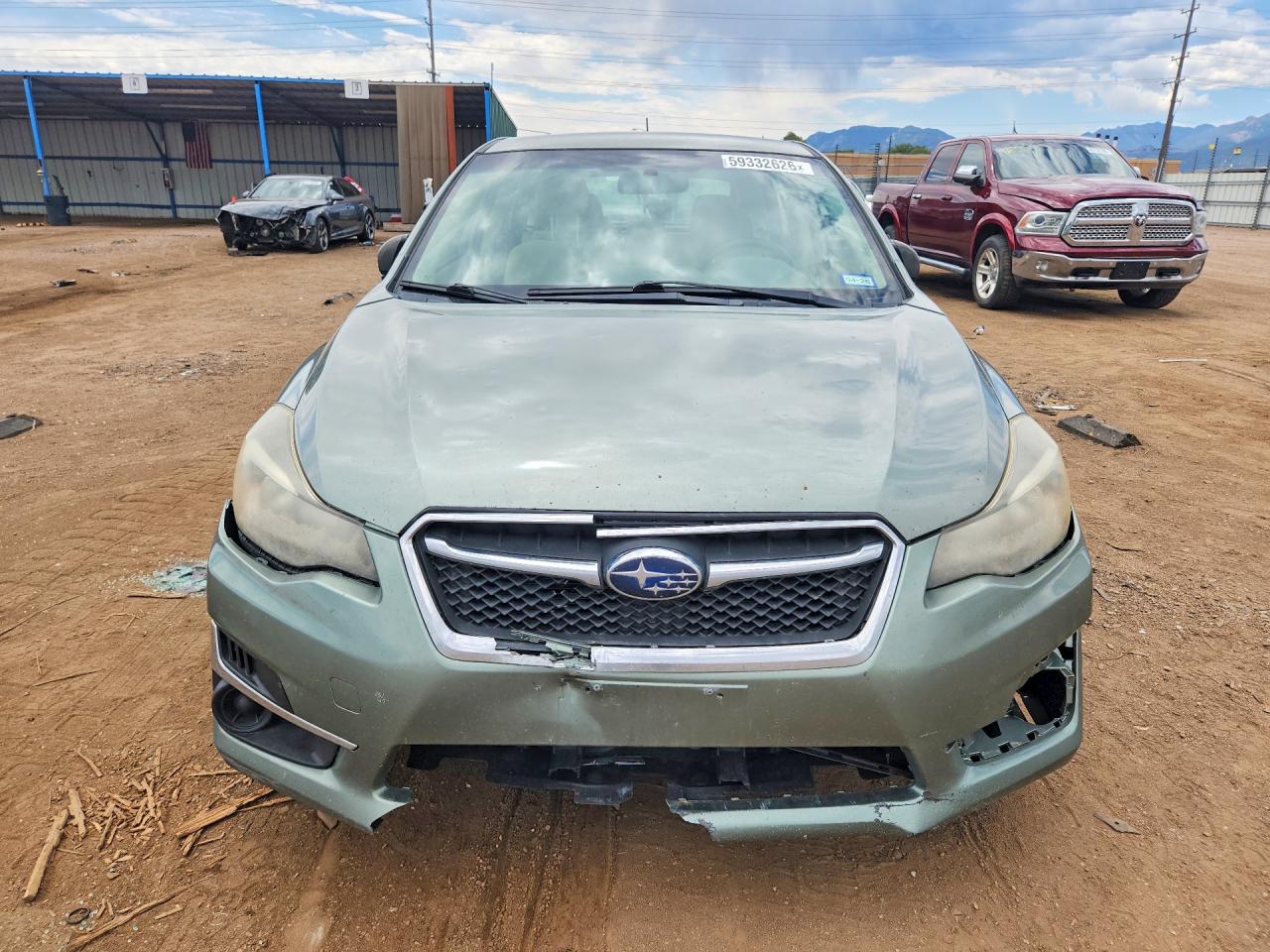 2015 Subaru Impreza Green vin: JF1GPAA64FH243801