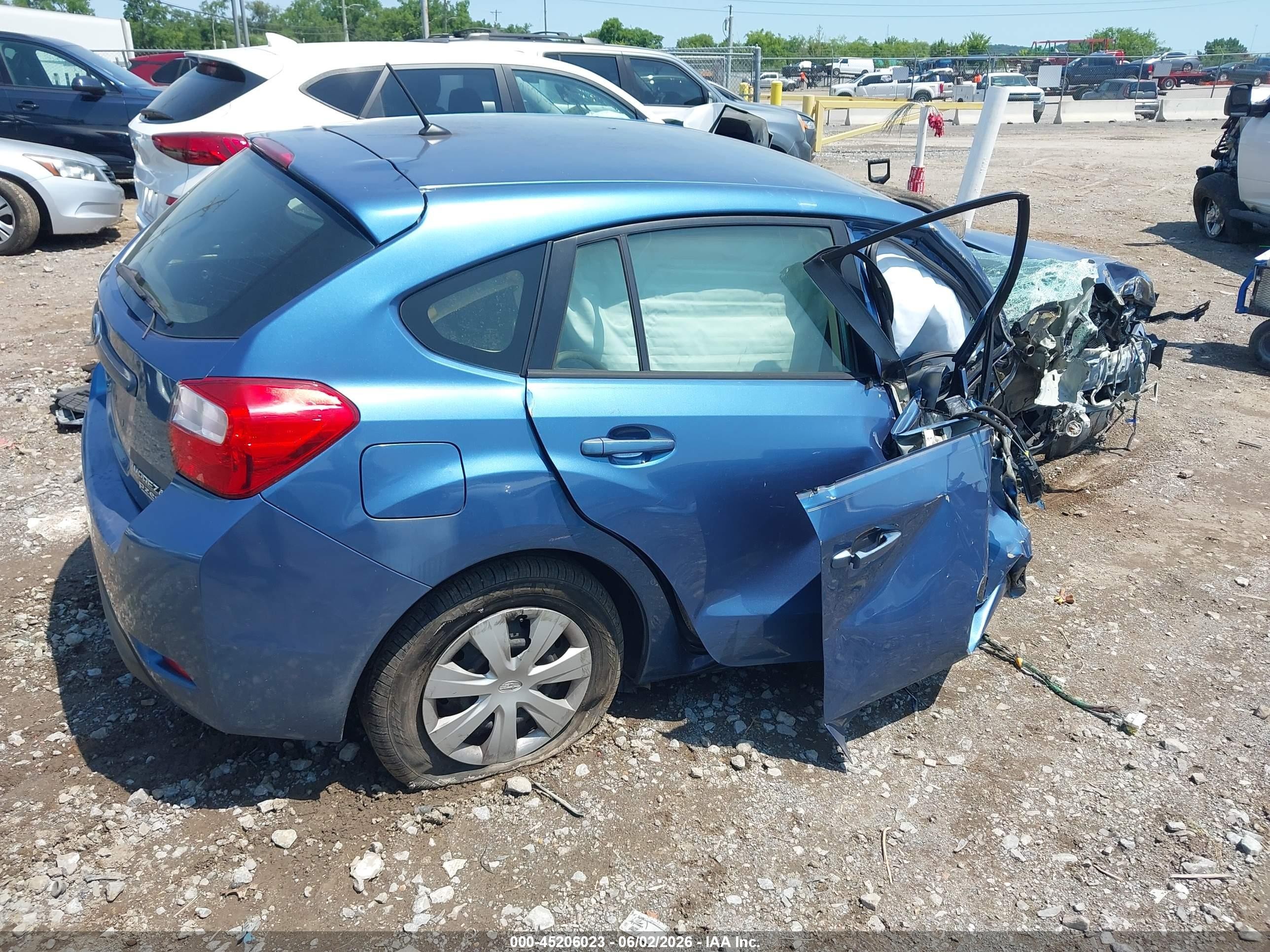 2016 Subaru Impreza 2.0i Blue vin: JF1GPAA64G8220777