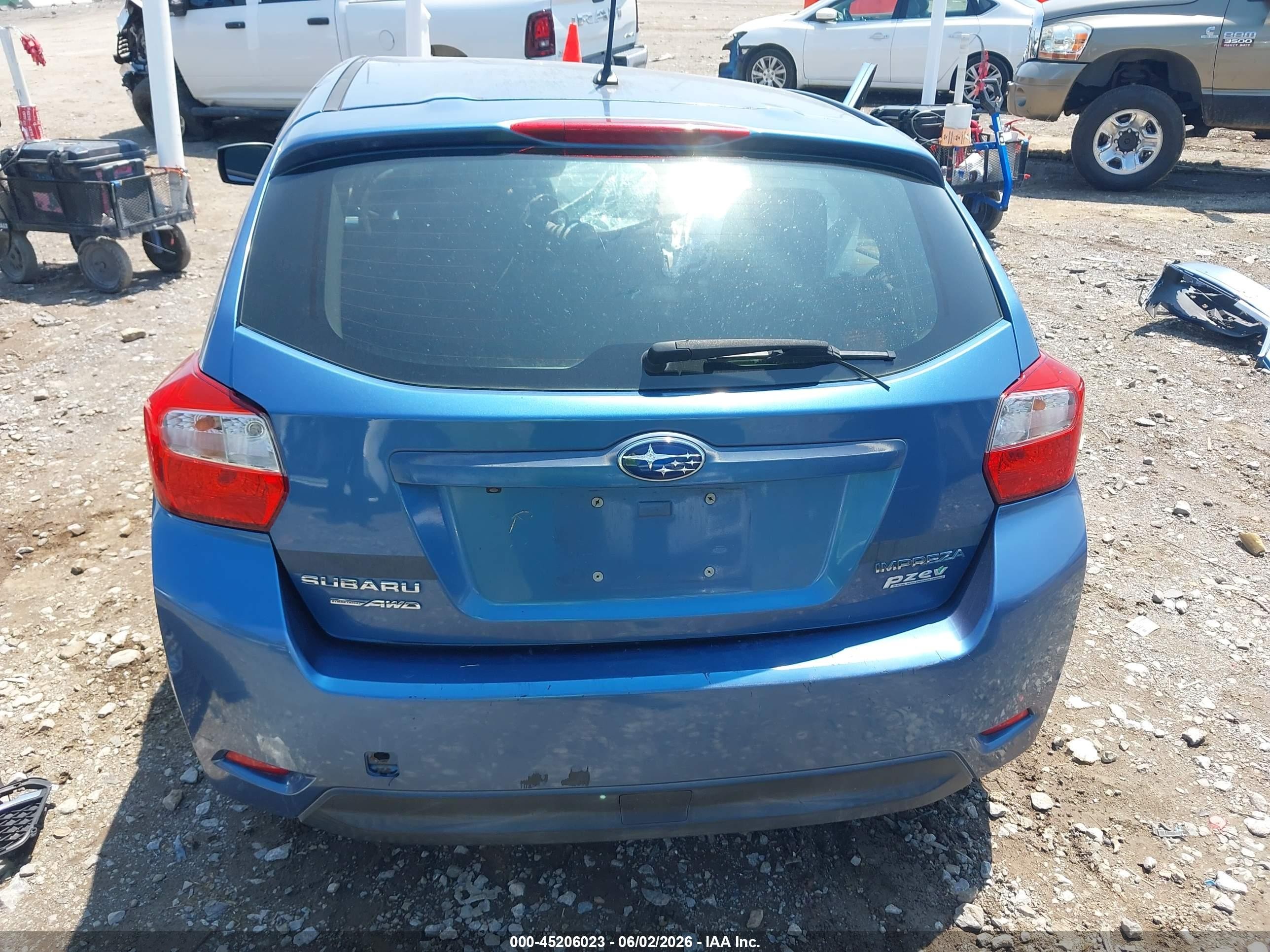 2016 Subaru Impreza 2.0i Blue vin: JF1GPAA64G8220777