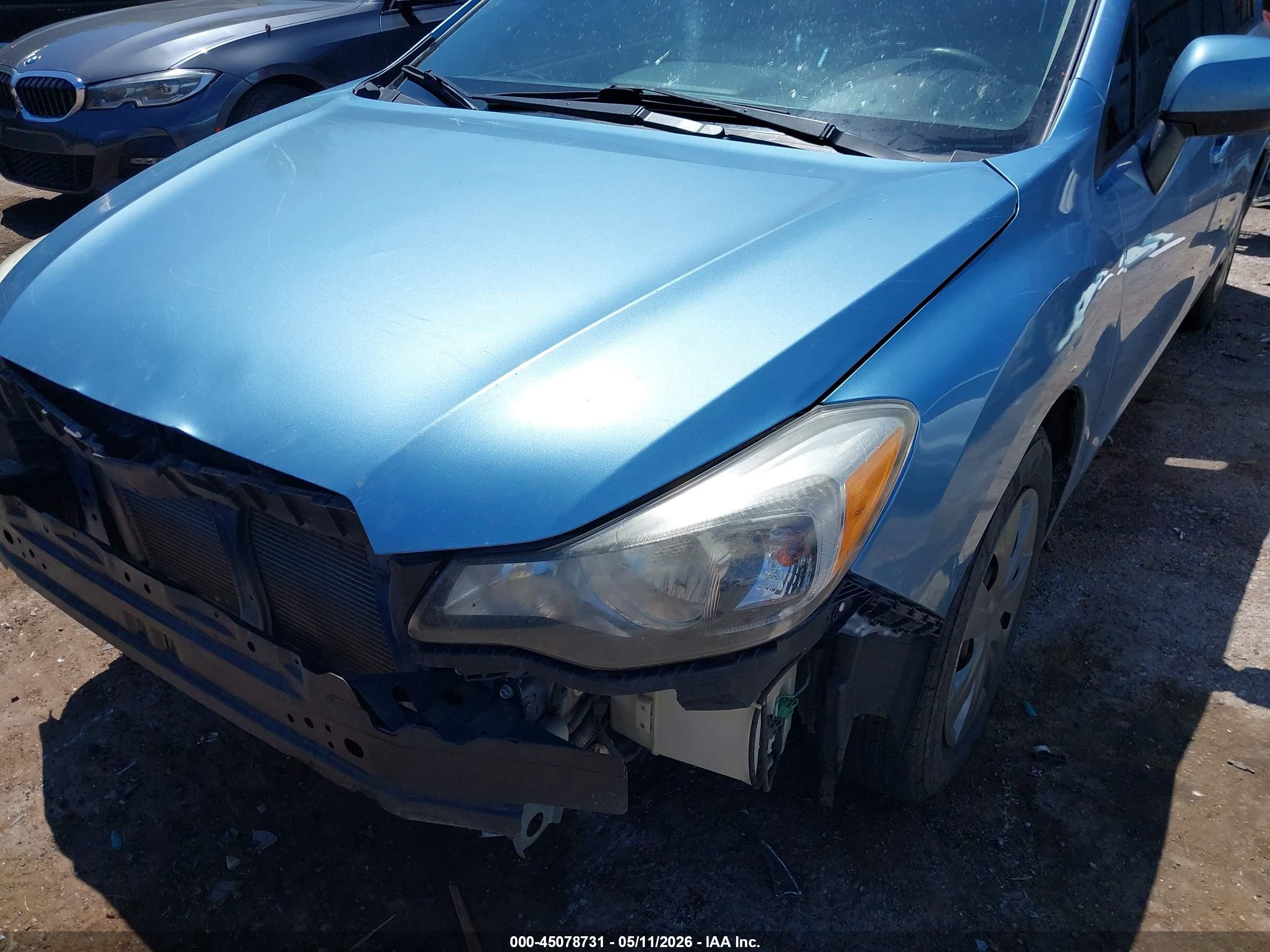 2012 Subaru Impreza 2.0i Синий vin: JF1GPAA65CH214268