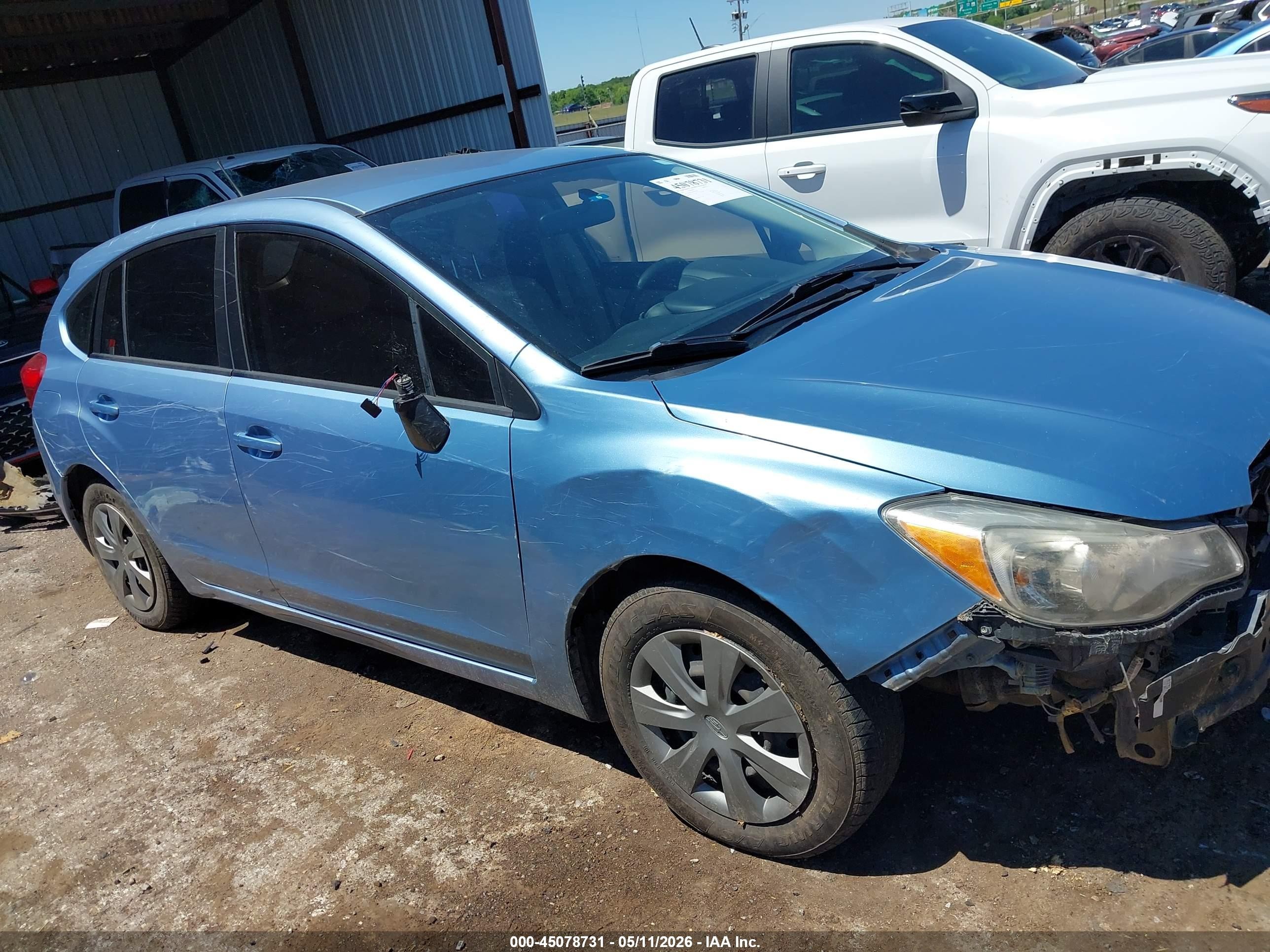 2012 Subaru Impreza 2.0i Синий vin: JF1GPAA65CH214268