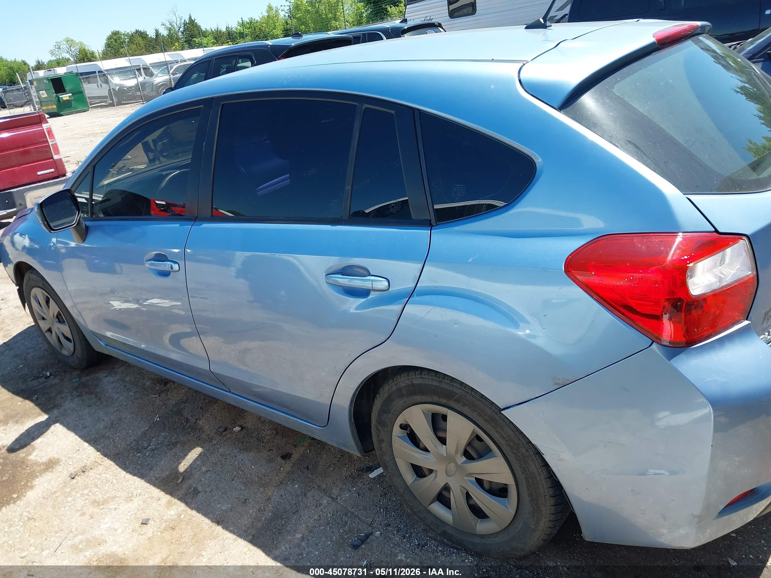 2012 Subaru Impreza 2.0i Синий vin: JF1GPAA65CH214268