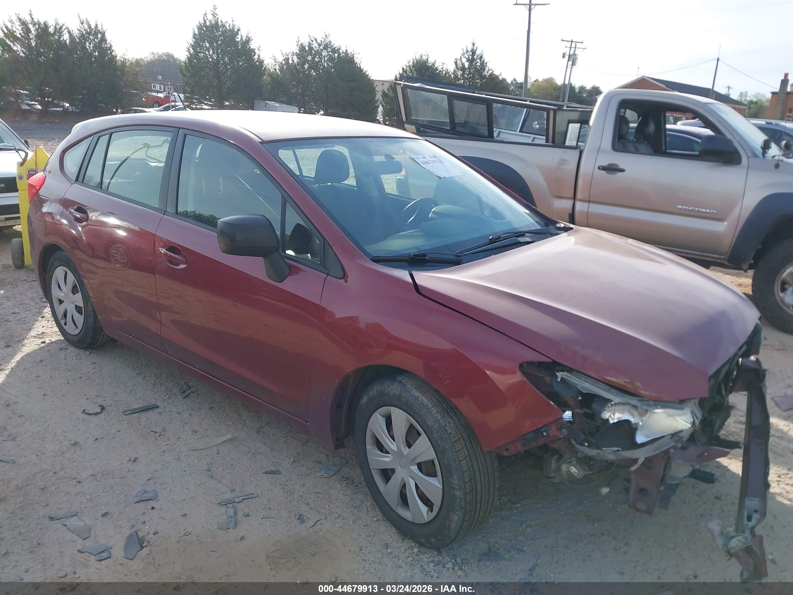 2013 Subaru Impreza Wagon 2.0i Красный vin: JF1GPAA65D2843114
