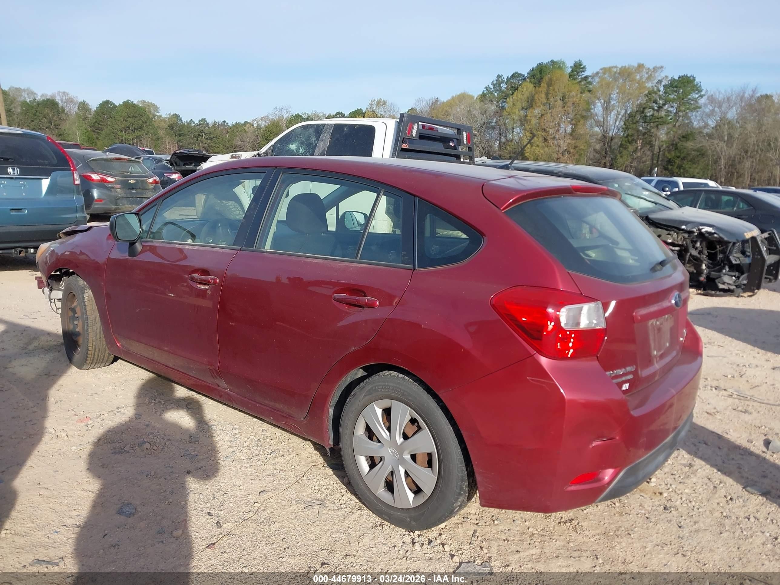 2013 Subaru Impreza Wagon 2.0i Red vin: JF1GPAA65D2843114