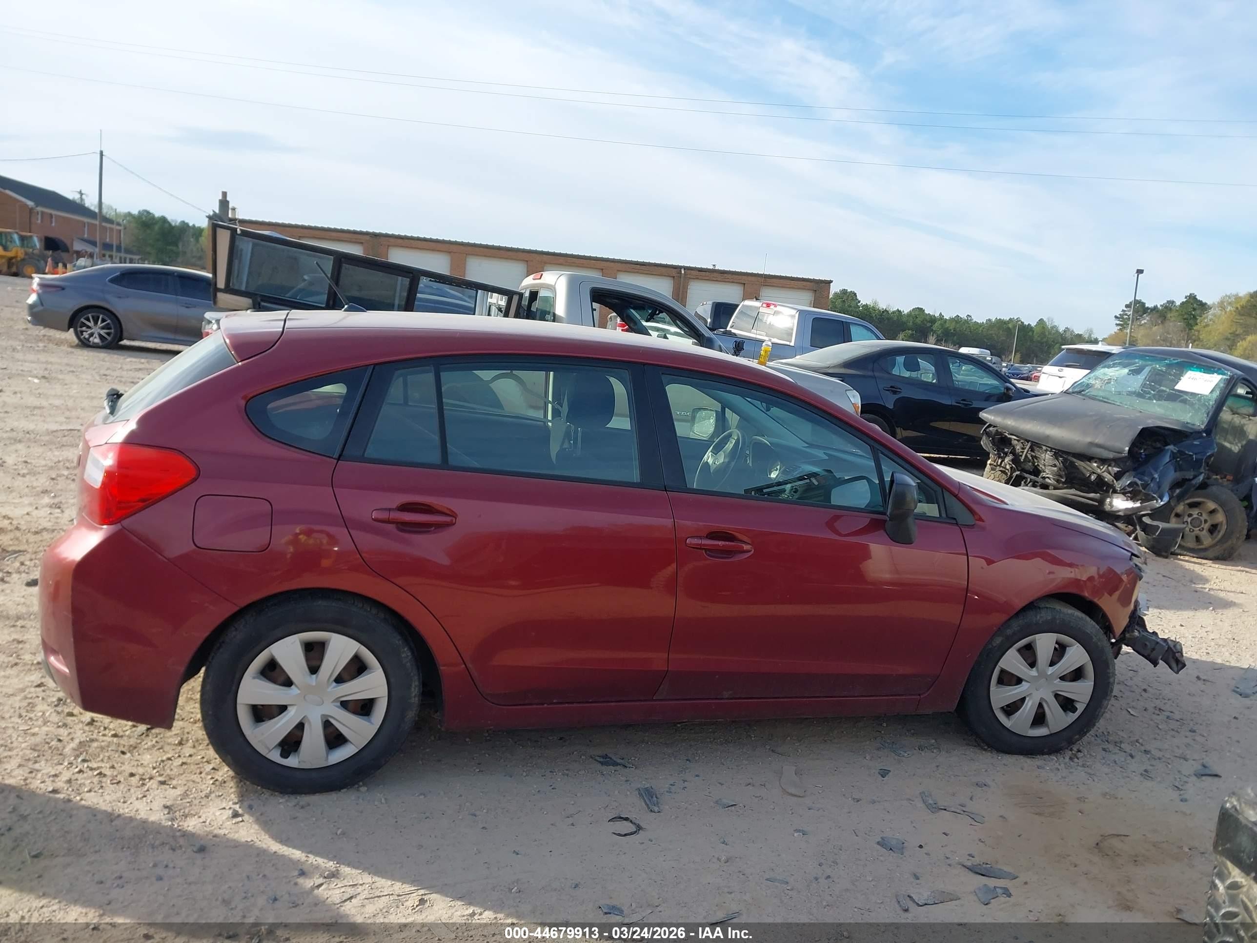 2013 Subaru Impreza Wagon 2.0i Red vin: JF1GPAA65D2843114