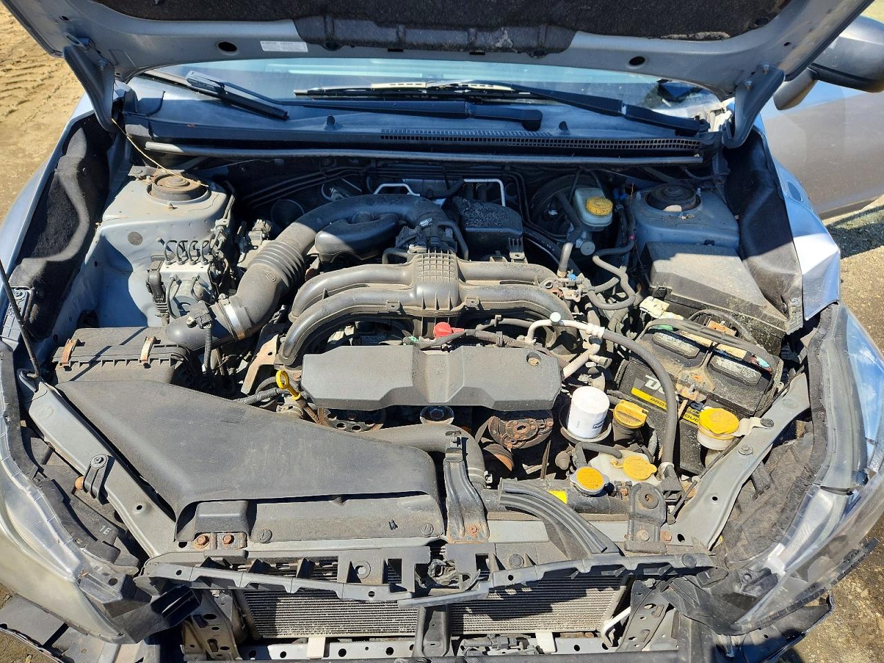 2014 Subaru Impreza Silver vin: JF1GPAA65E8221837