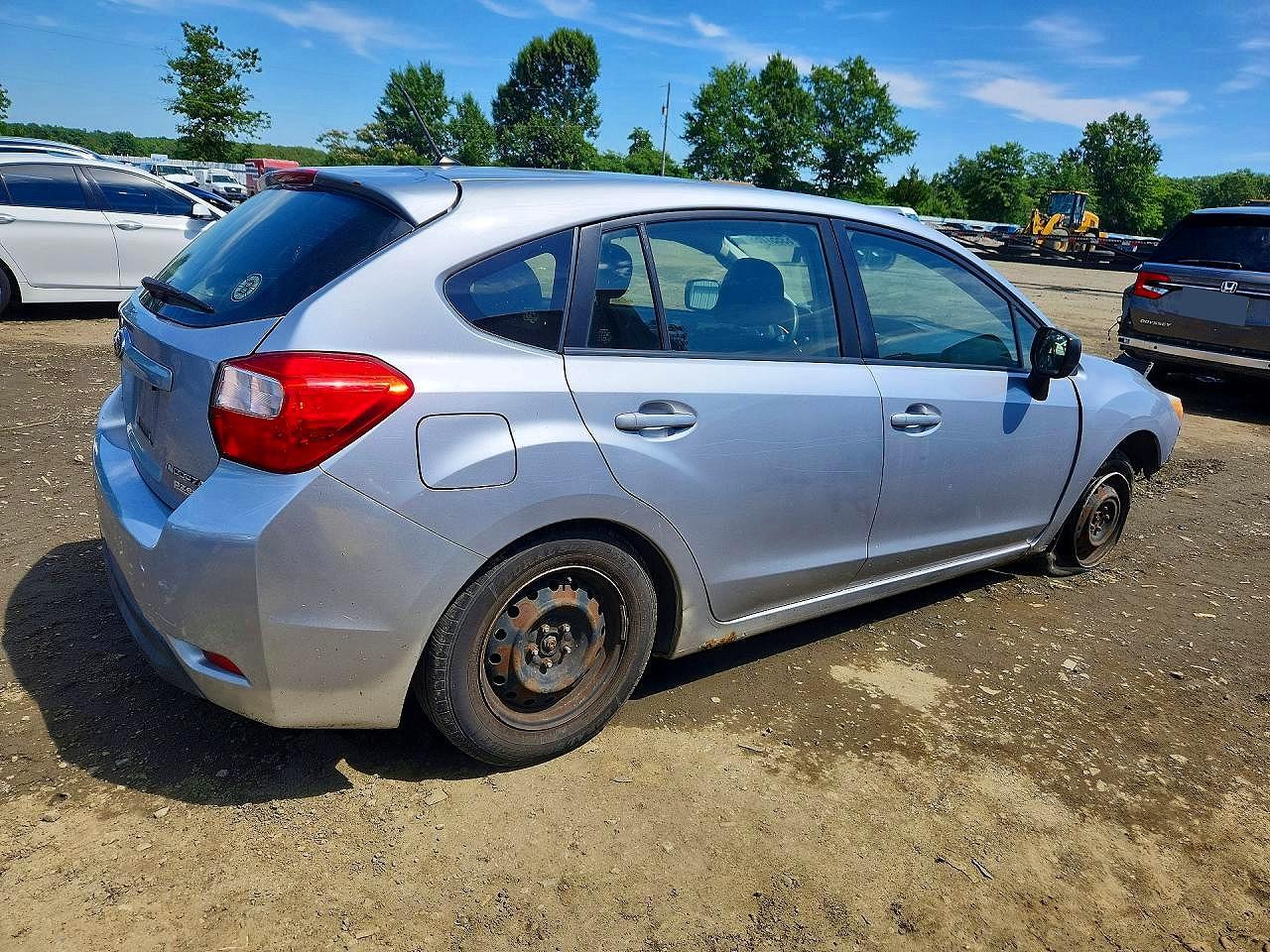 2014 Subaru Impreza Silver vin: JF1GPAA65E8221837