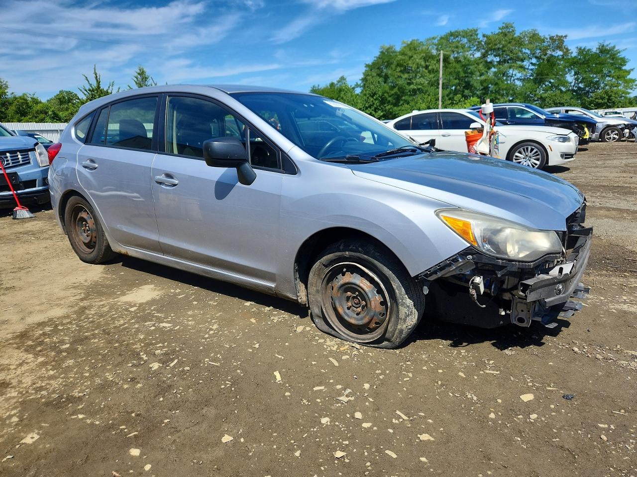 2014 Subaru Impreza Silver vin: JF1GPAA65E8221837