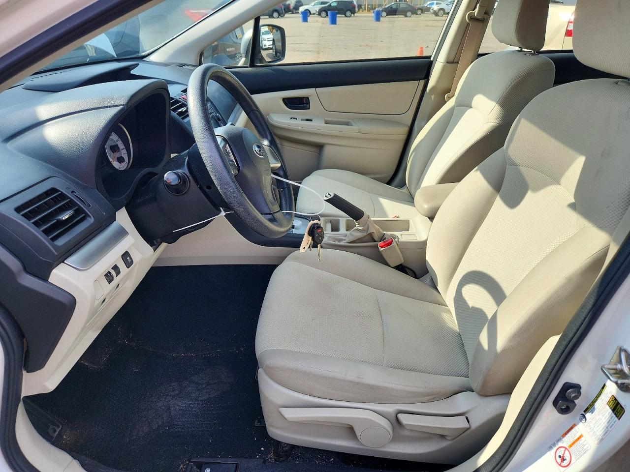 2014 Subaru Impreza White vin: JF1GPAA65E8260198