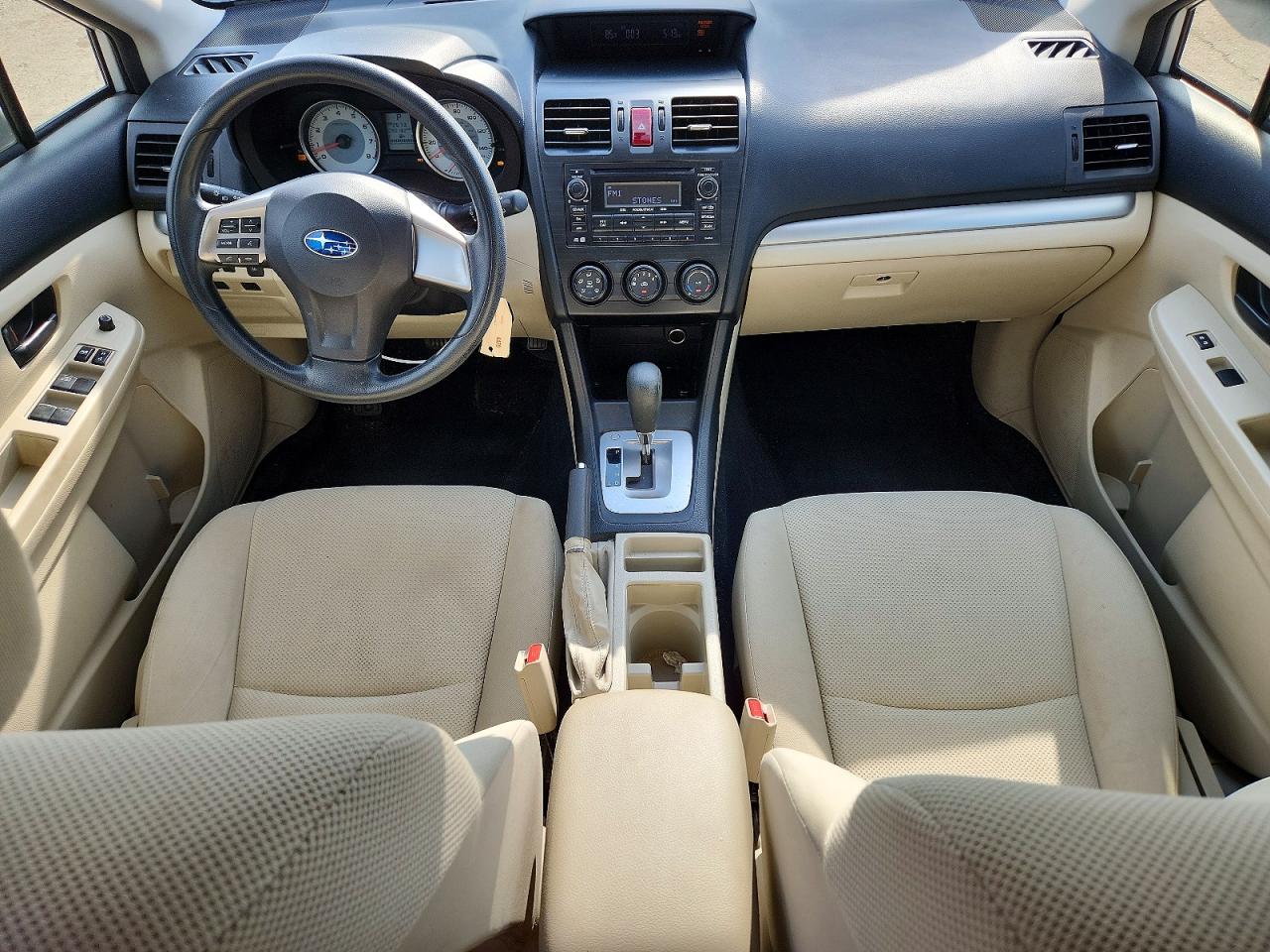 2014 Subaru Impreza White vin: JF1GPAA65E8260198