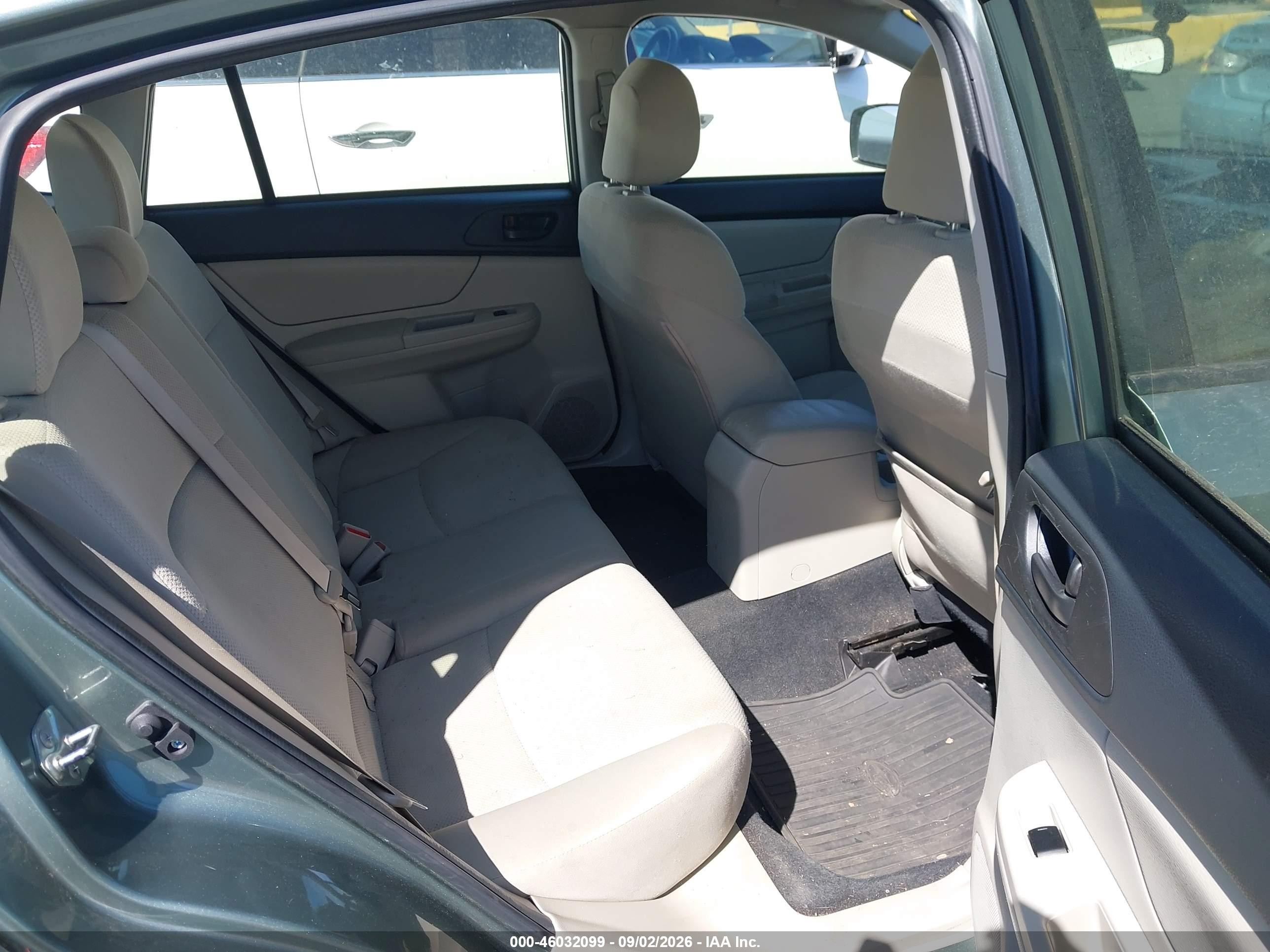 2014 Subaru Impreza 2.0i Green vin: JF1GPAA65E8268625