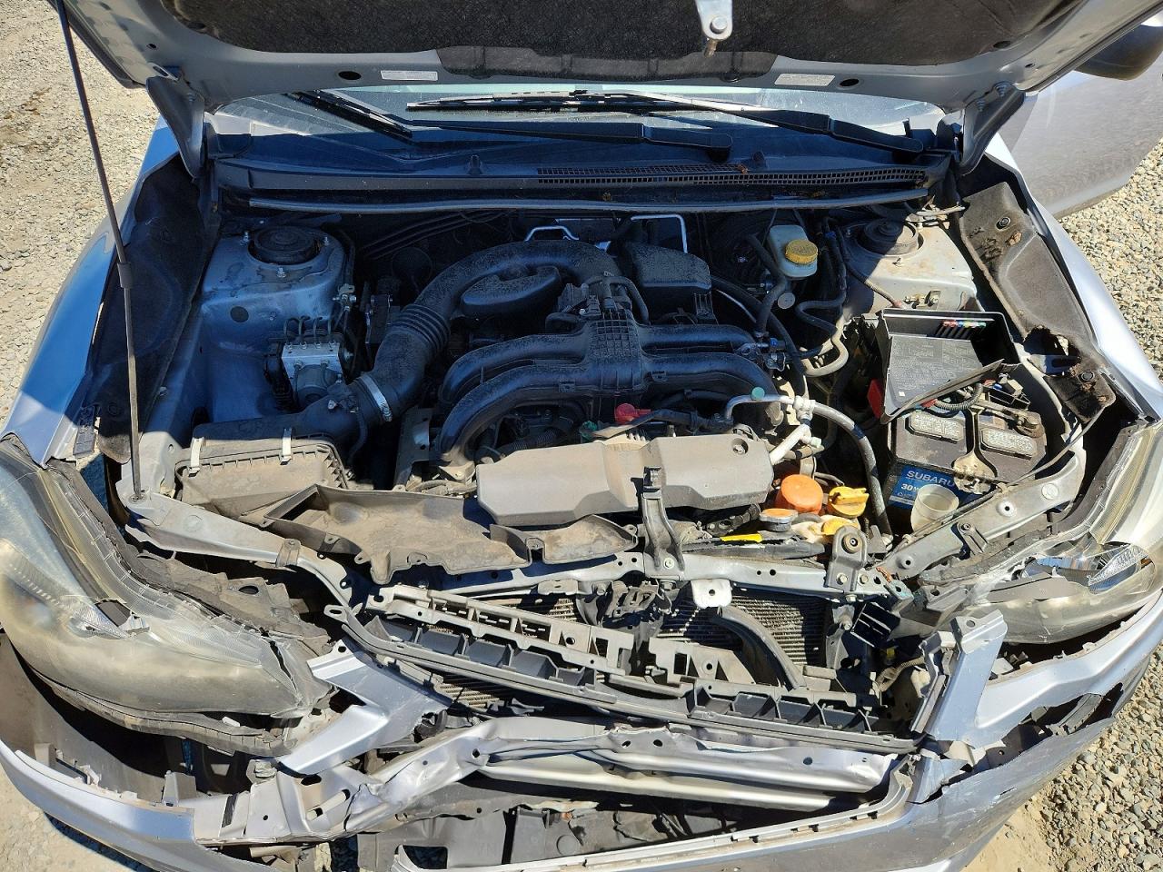 2014 Subaru Impreza Silver vin: JF1GPAA65E8290995