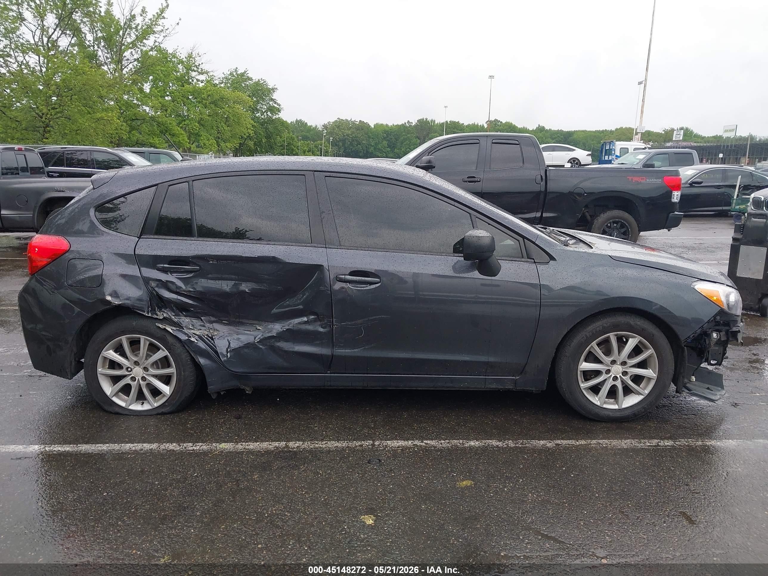 2014 Subaru Impreza 2.0i Серый vin: JF1GPAA65E8296067