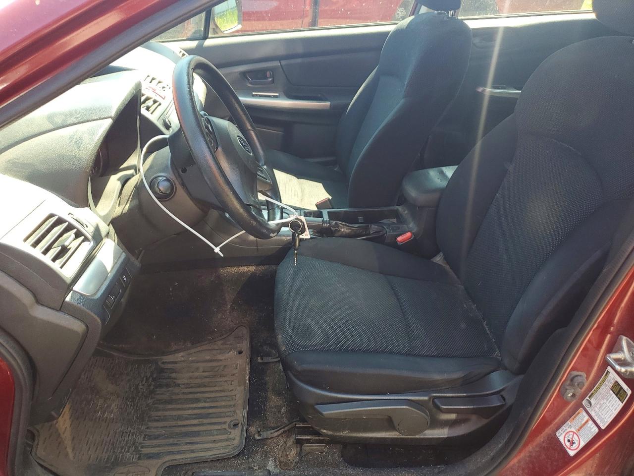 2015 Subaru Impreza Burgundy vin: JF1GPAA65F8244780