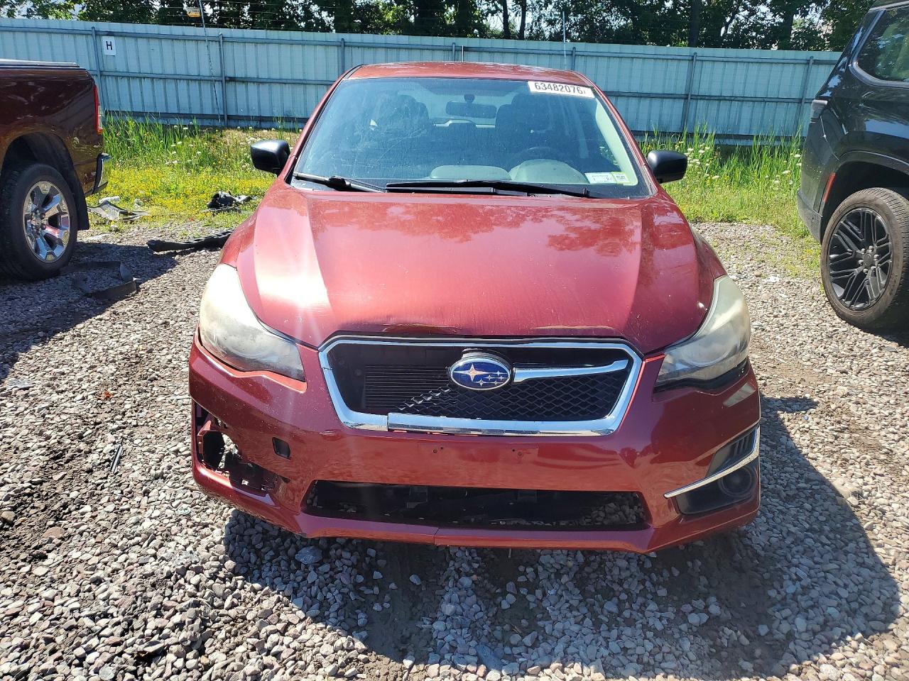 2015 Subaru Impreza Burgundy vin: JF1GPAA65F8244780