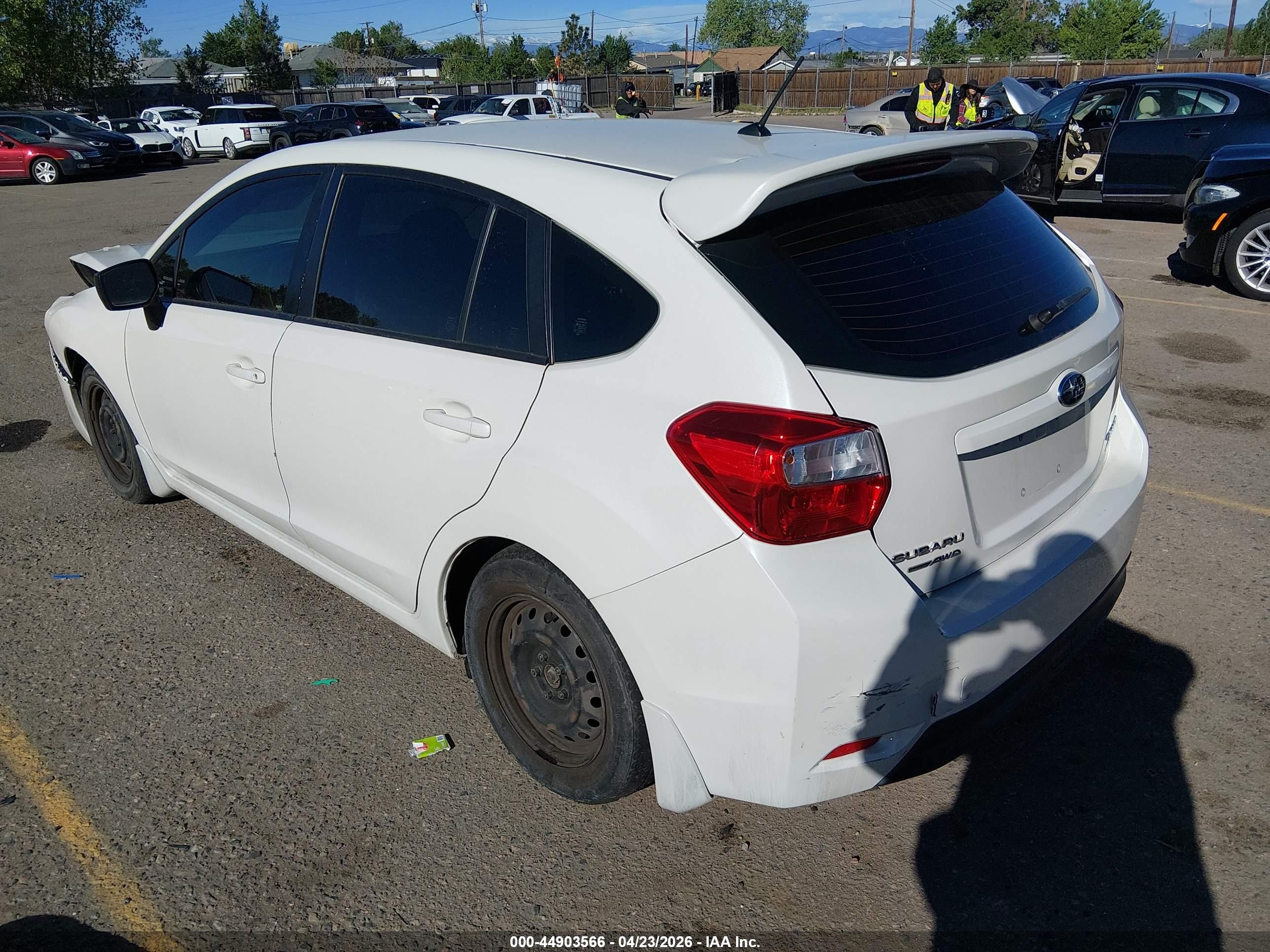 2015 Subaru Impreza 2.0i White vin: JF1GPAA65F9252498
