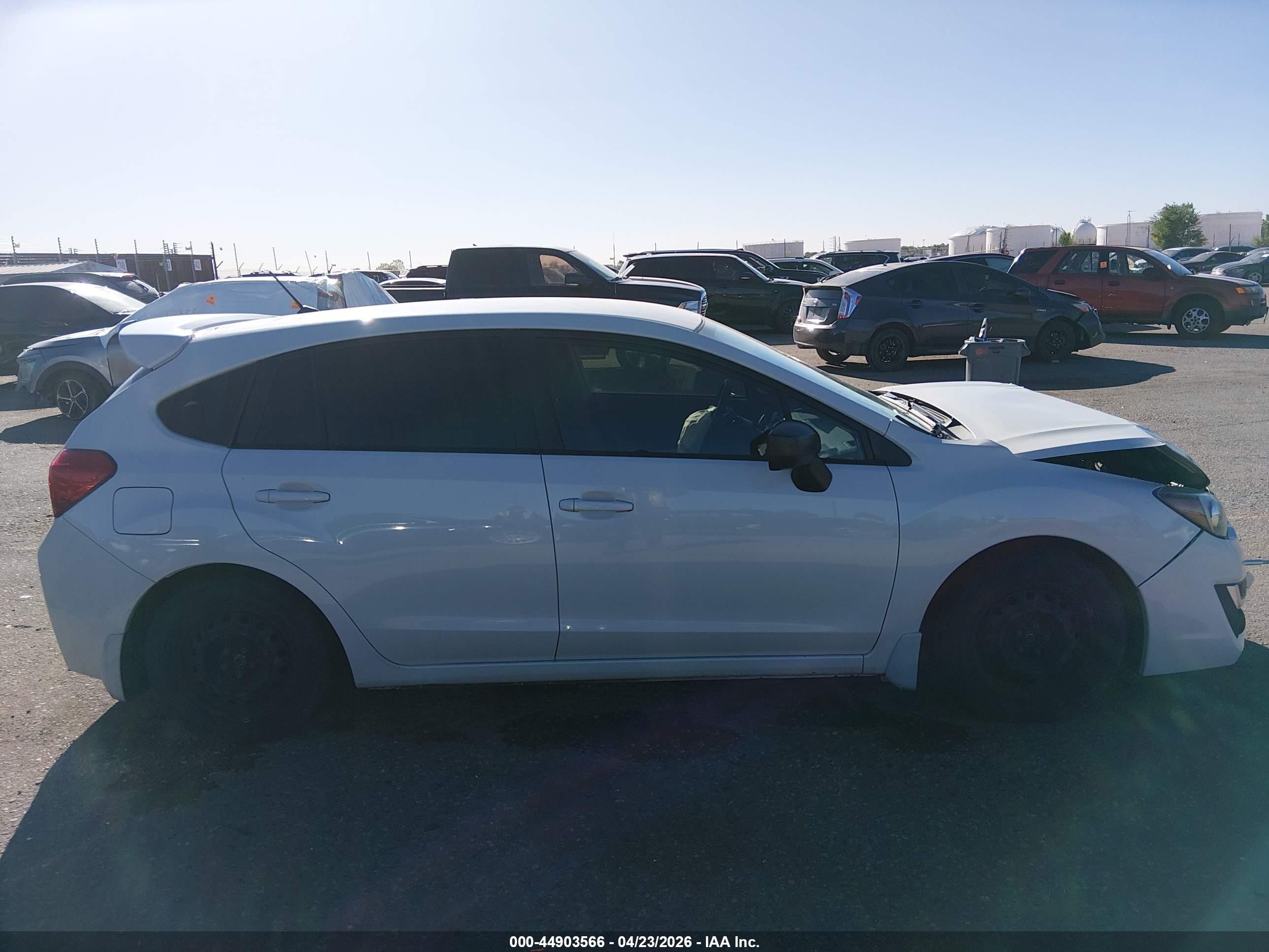 2015 Subaru Impreza 2.0i White vin: JF1GPAA65F9252498