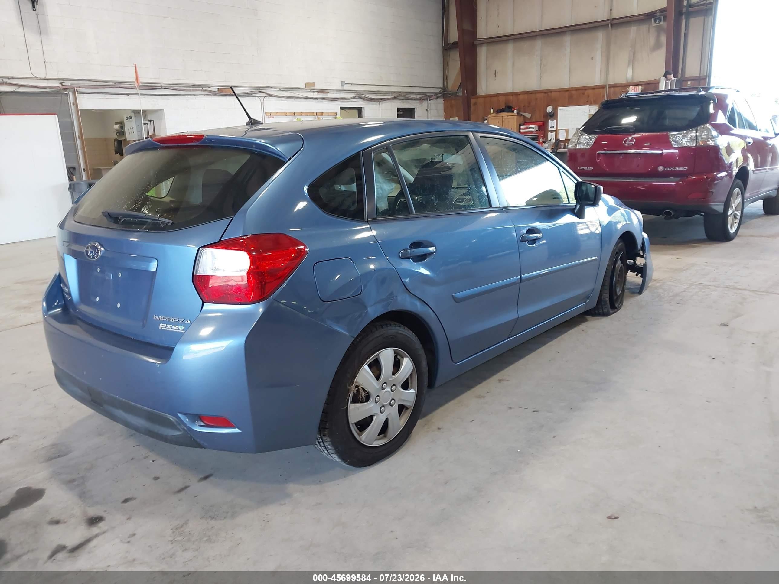 2015 Subaru Impreza 2.0i Синий vin: JF1GPAA65FH260302