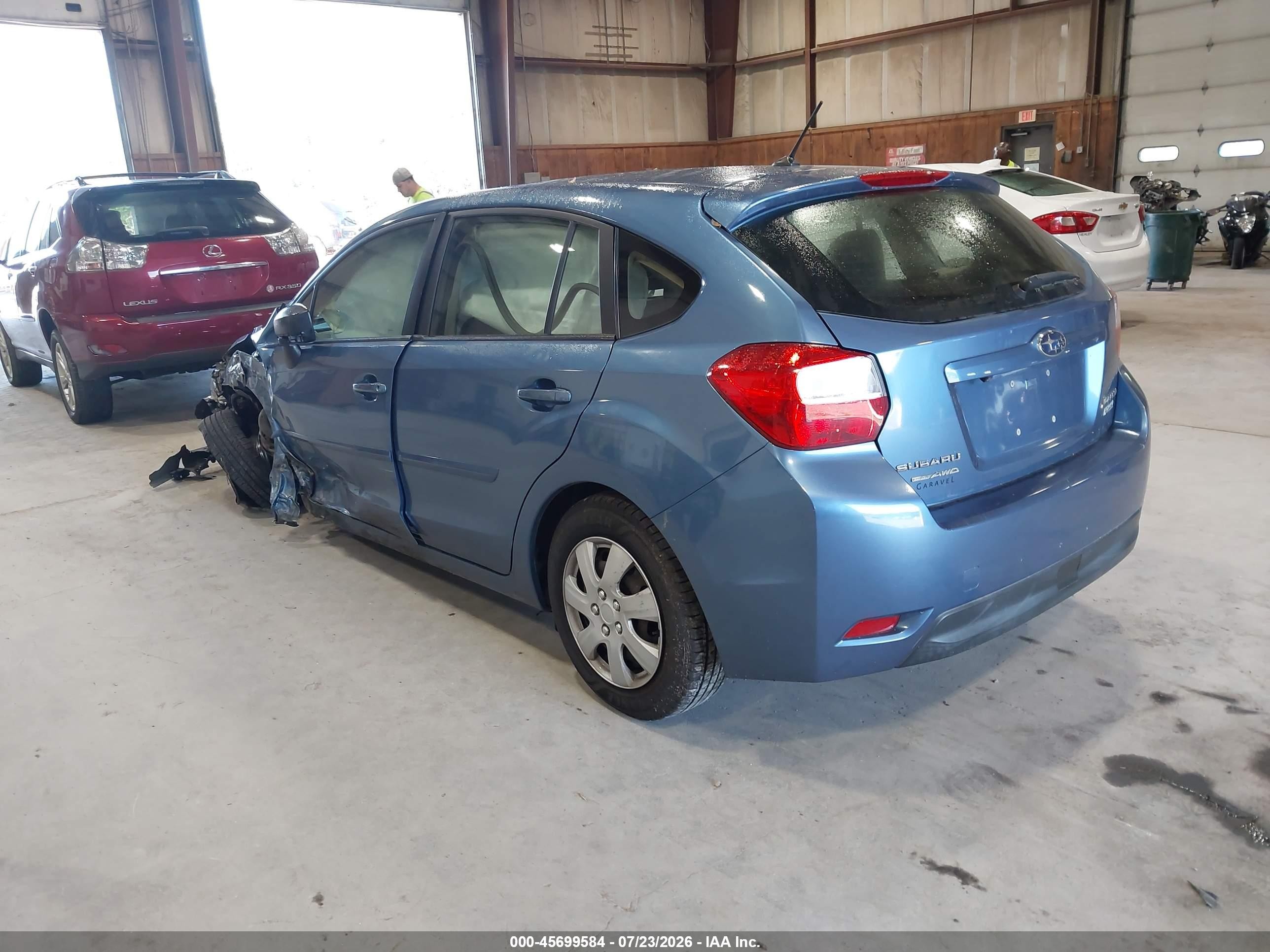2015 Subaru Impreza 2.0i Синий vin: JF1GPAA65FH260302
