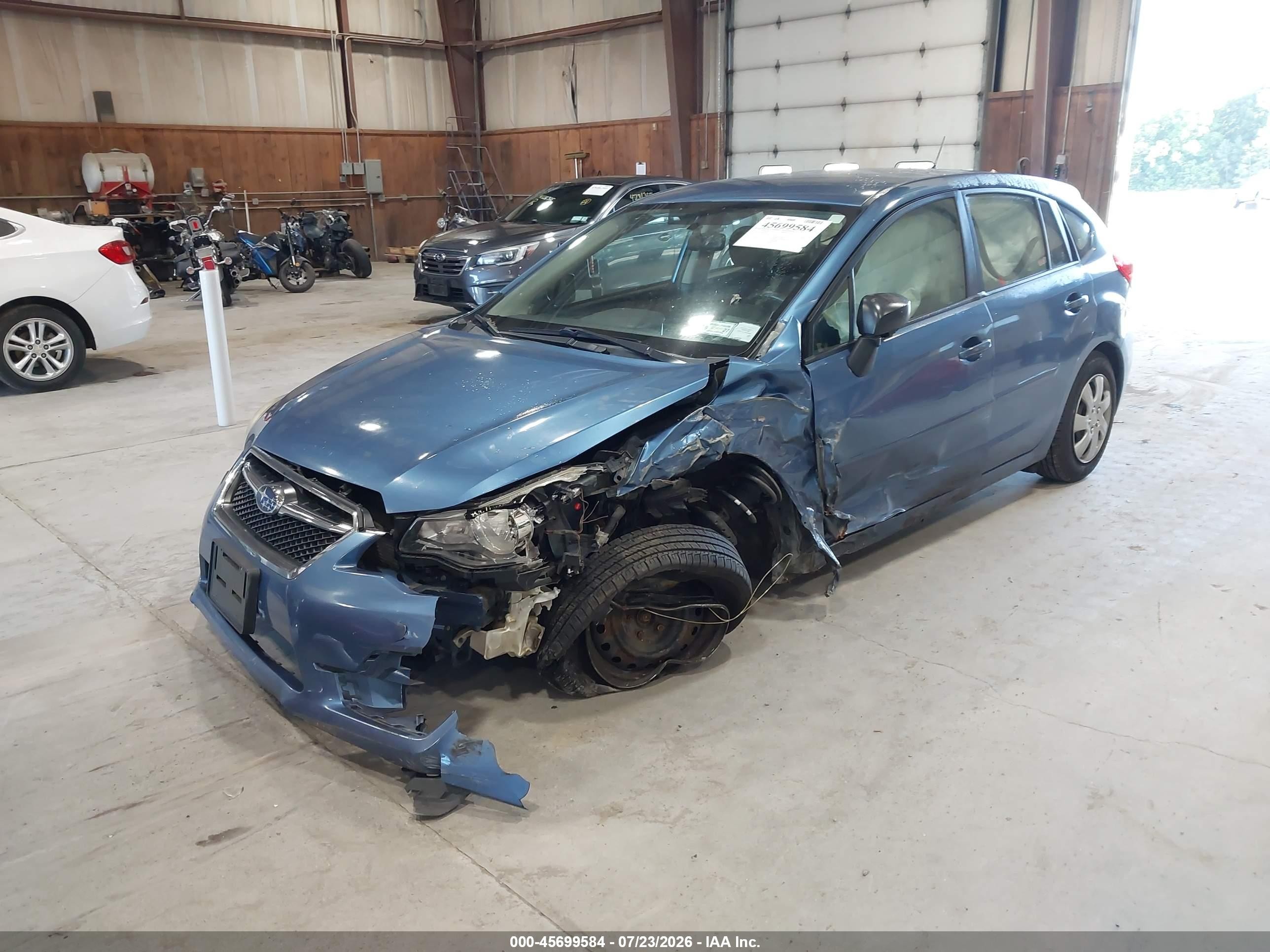 2015 Subaru Impreza 2.0i Синий vin: JF1GPAA65FH260302