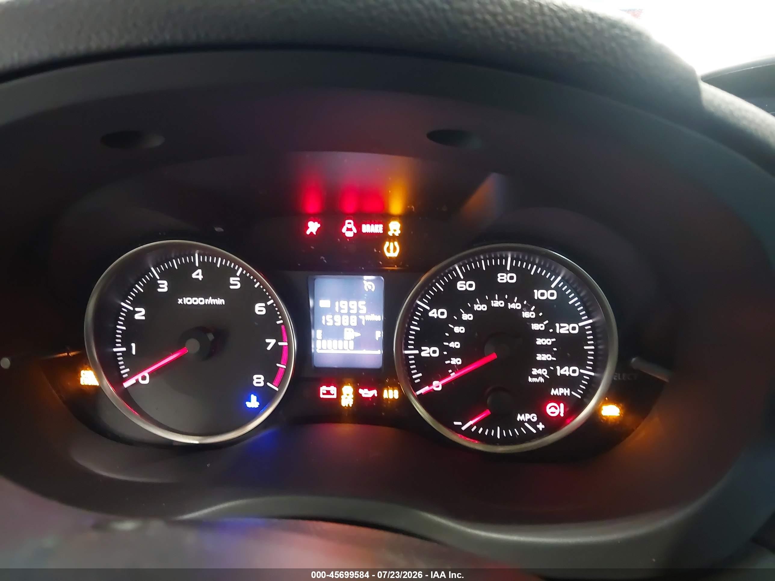 2015 Subaru Impreza 2.0i Синий vin: JF1GPAA65FH260302