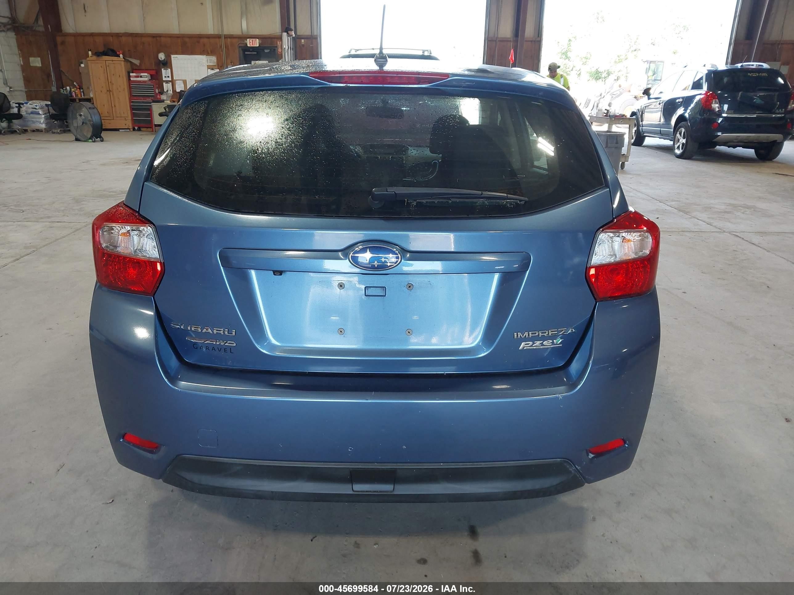 2015 Subaru Impreza 2.0i Синий vin: JF1GPAA65FH260302