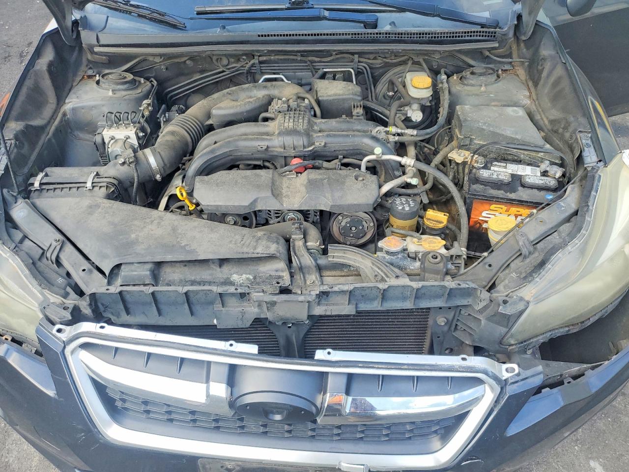 2012 Subaru Impreza Charcoal vin: JF1GPAA66CH214537